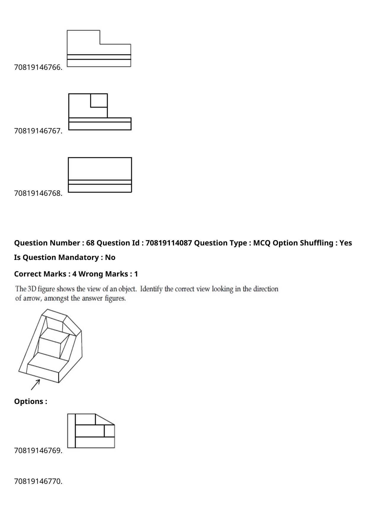 JEE Mains 2021: B.Arch Malayalam (Shift 2) 23-02-2021 Question Paper - Page 88