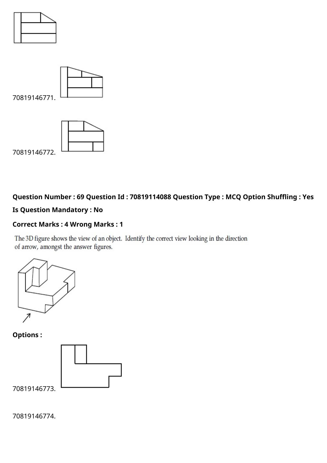 JEE Mains 2021: B.Arch Malayalam (Shift 2) 23-02-2021 Question Paper - Page 90
