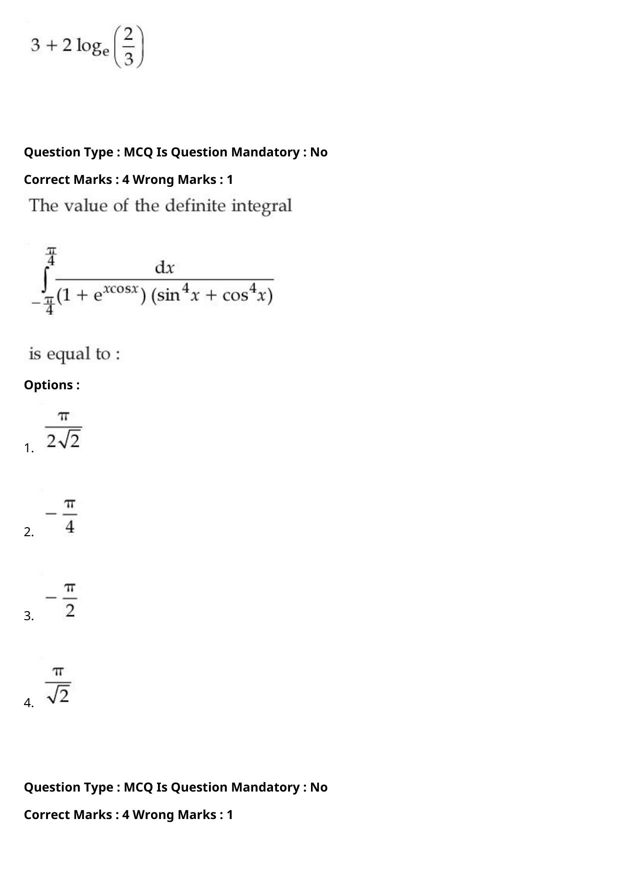 JEE Mains 2021: BTech Assamese (Shift 1) 27-07-2021 Question Paper - Page 104