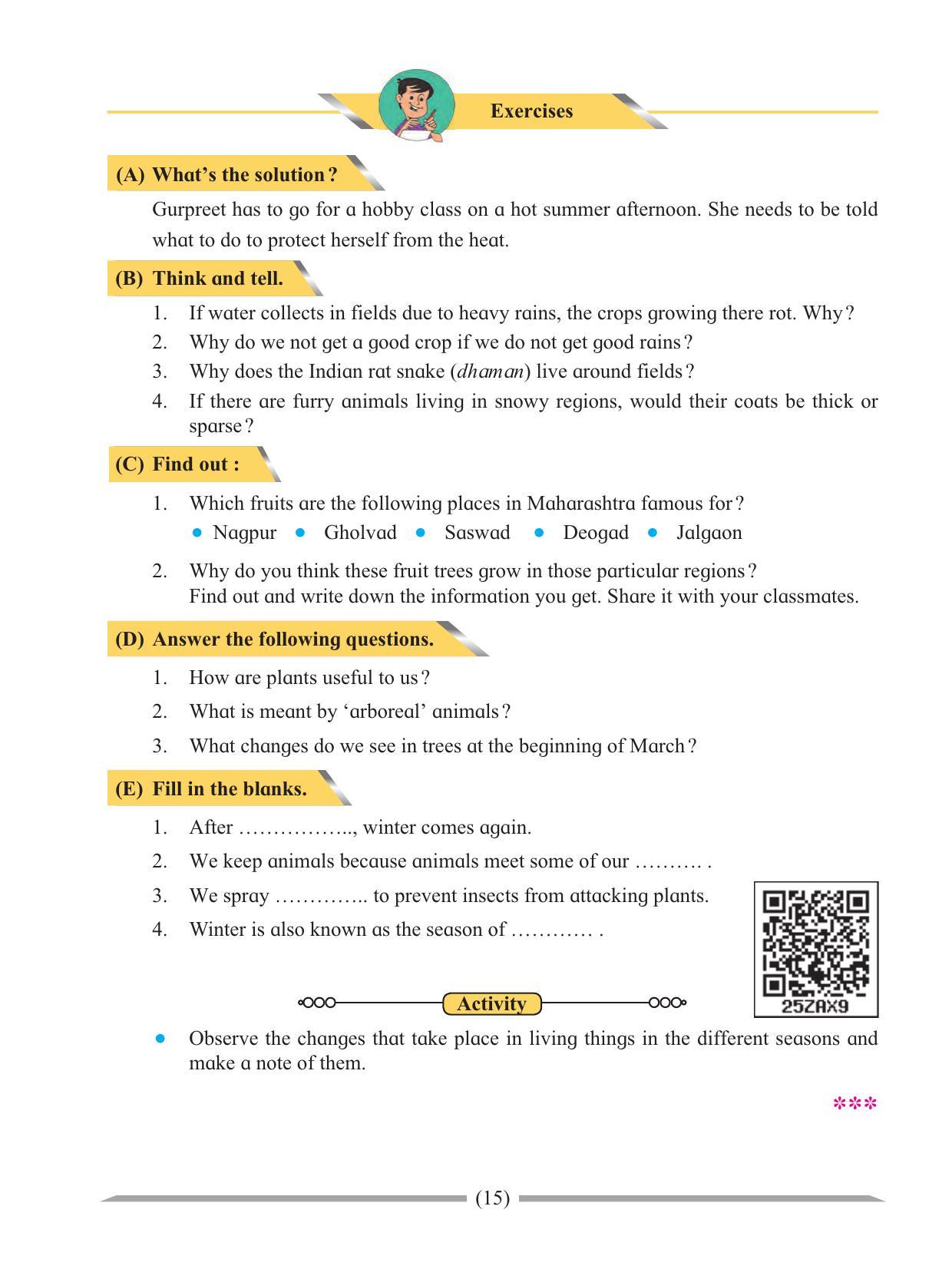 Maharashtra Board Class 4 Environmental Studies Part-1 (English Medium) Textbook - Page 25