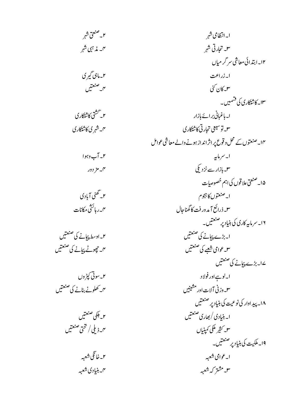 Maharashtra Board Class 12 Geography: Arts, Science Sample Paper (Urdu Medium) - Page 15