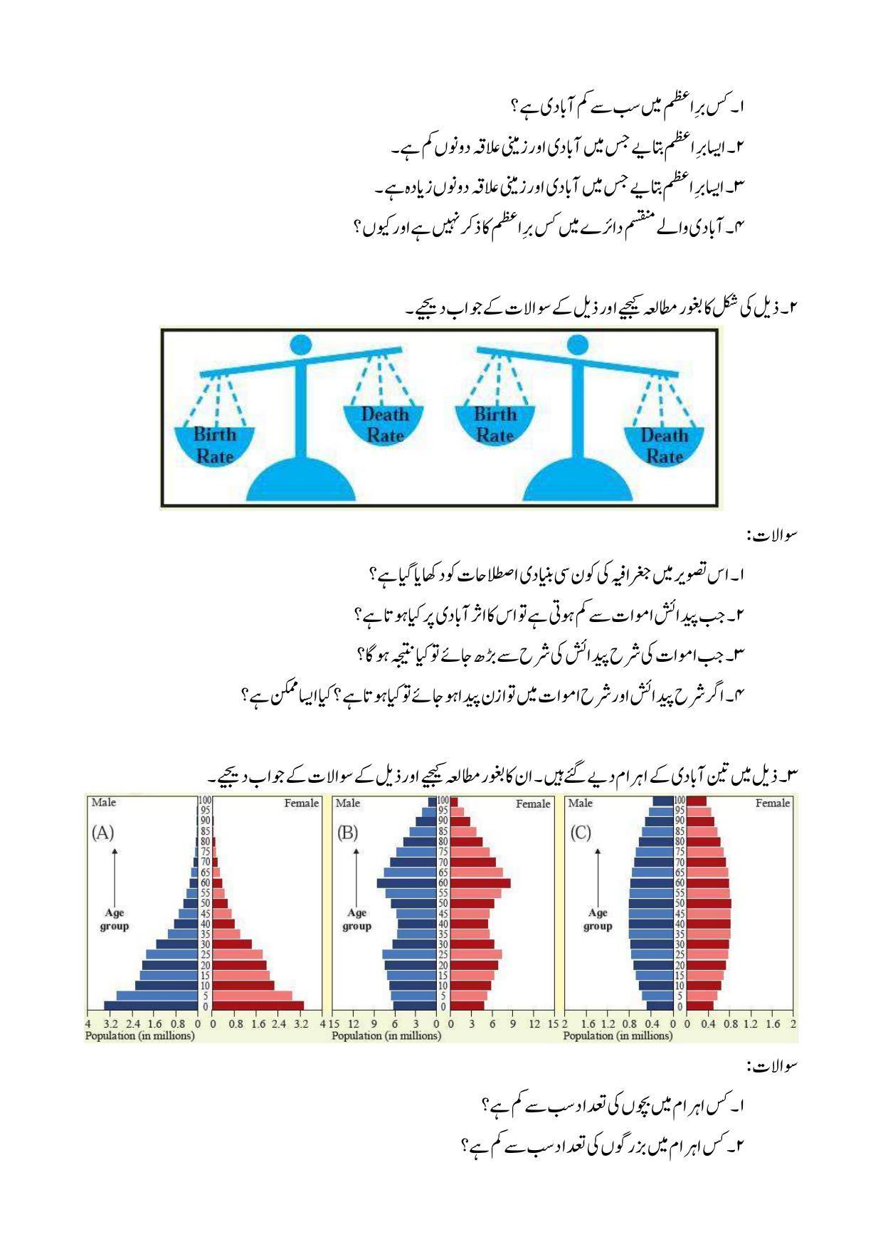 Maharashtra Board Class 12 Geography: Arts, Science Sample Paper (Urdu Medium) - Page 21