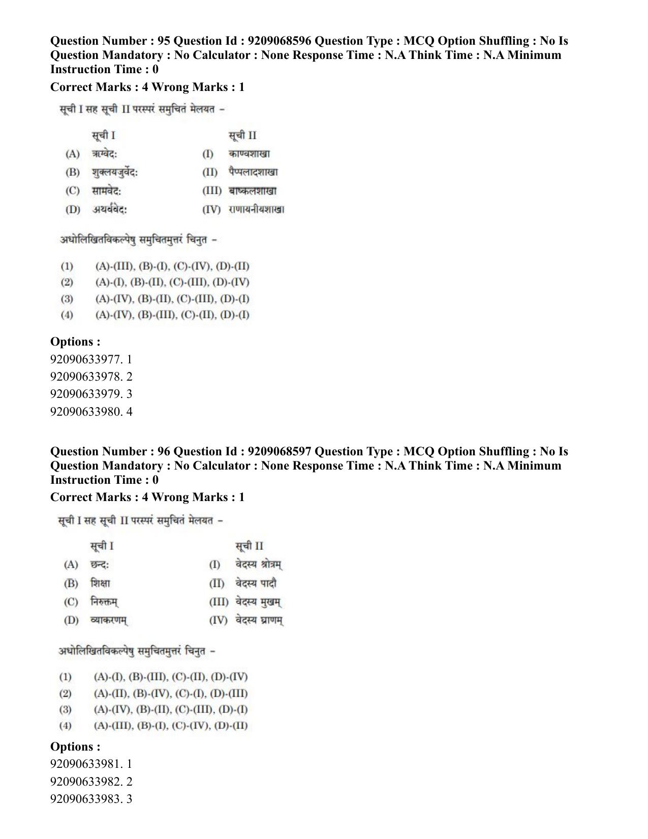 CUET PG 2023: ACQP16 – Puranetihas (Eng.)-Shift 3 (08-06-2023) Question Paper - Page 140