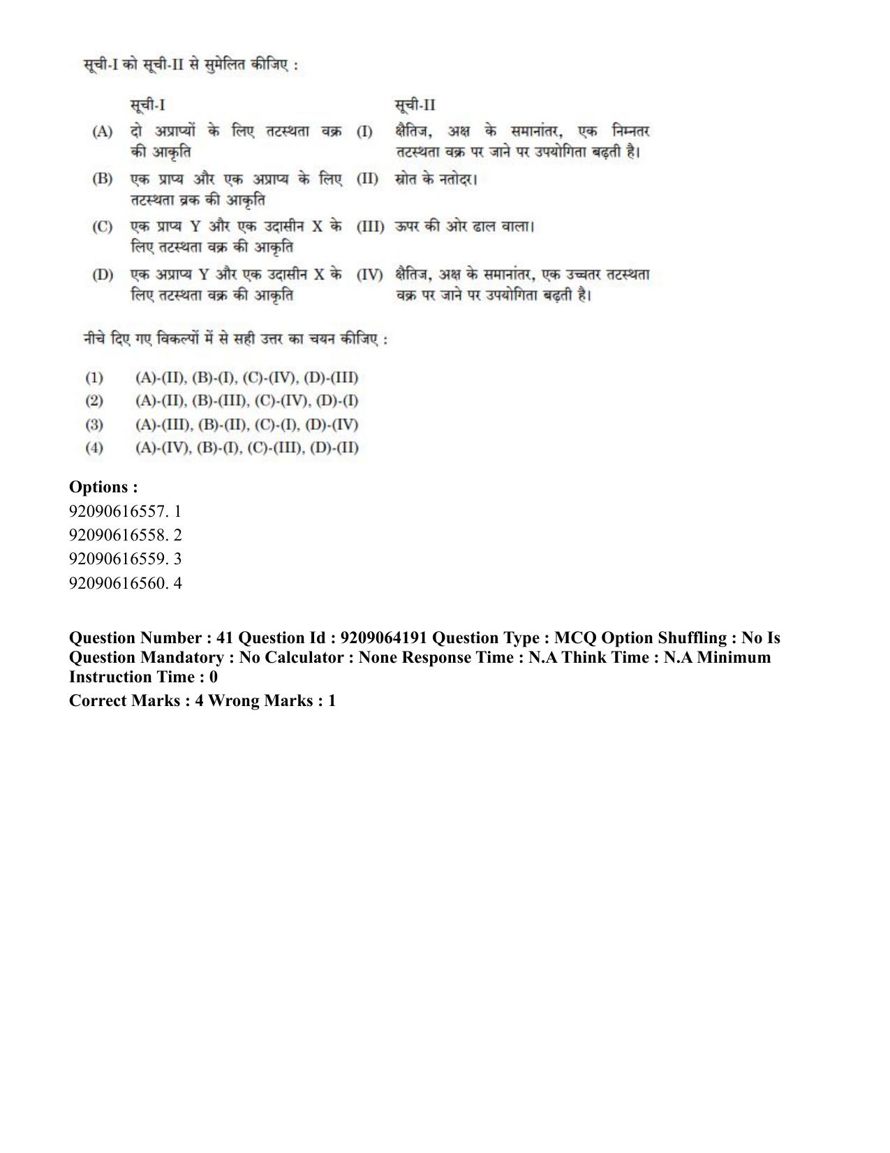 CUET PG 2023: COQP10 – Economics (Hindi)-shift 1 (06-06-2023) Question Paper - Page 42