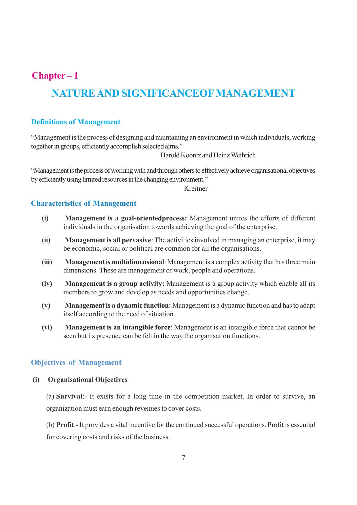 Tripura Board Class 12 Business Studies English Version Workbooks - Page 7