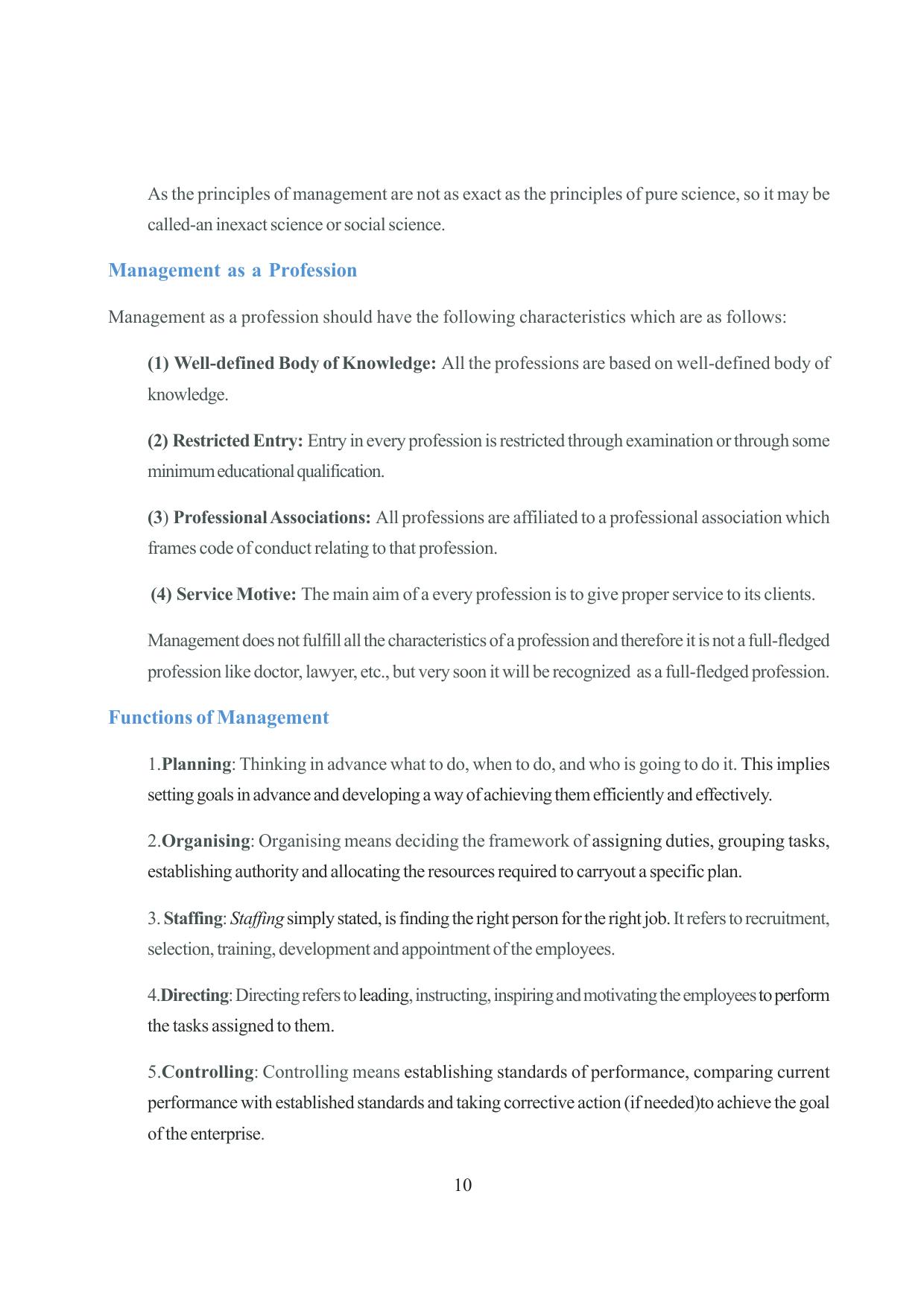 Tripura Board Class 12 Business Studies English Version Workbooks - Page 10