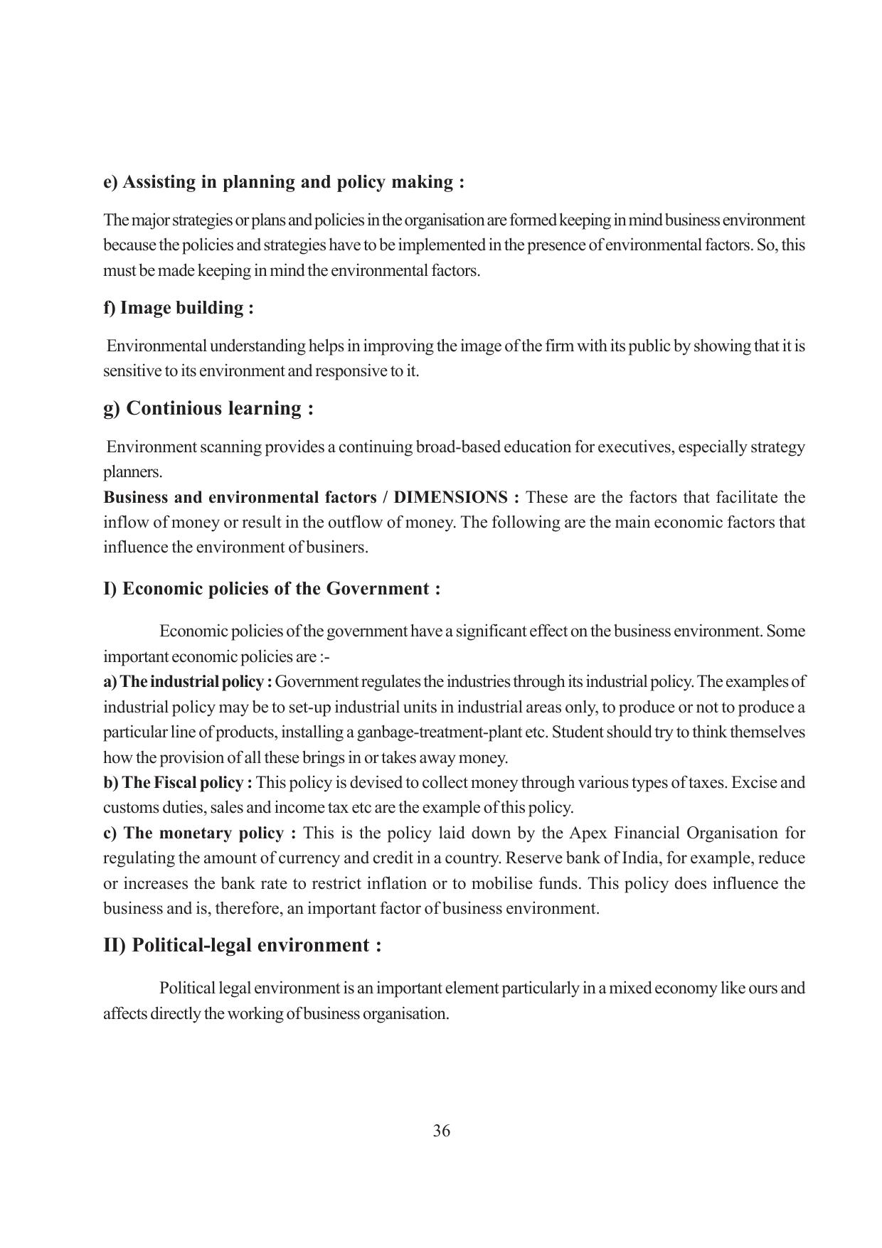 Tripura Board Class 12 Business Studies English Version Workbooks - Page 36
