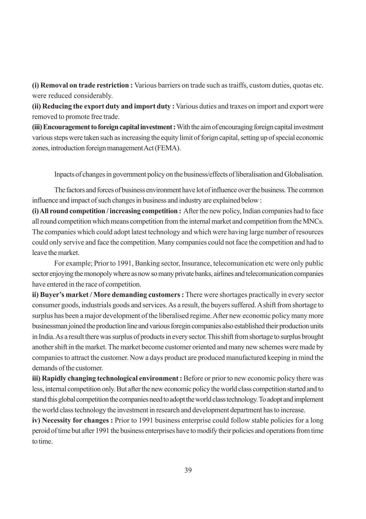 Tripura Board Class 12 Business Studies English Version Workbooks - Page 39