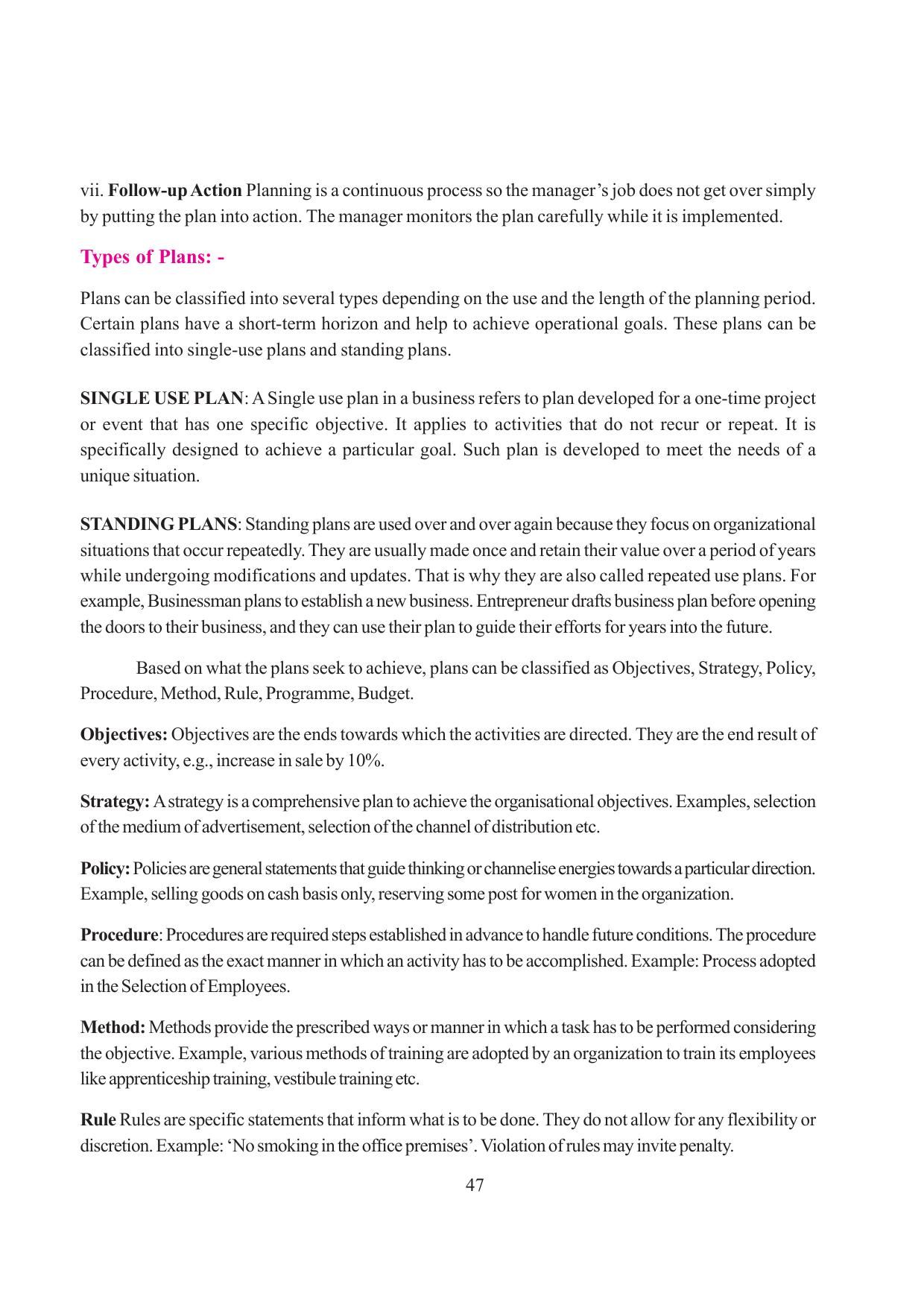 Tripura Board Class 12 Business Studies English Version Workbooks - Page 47