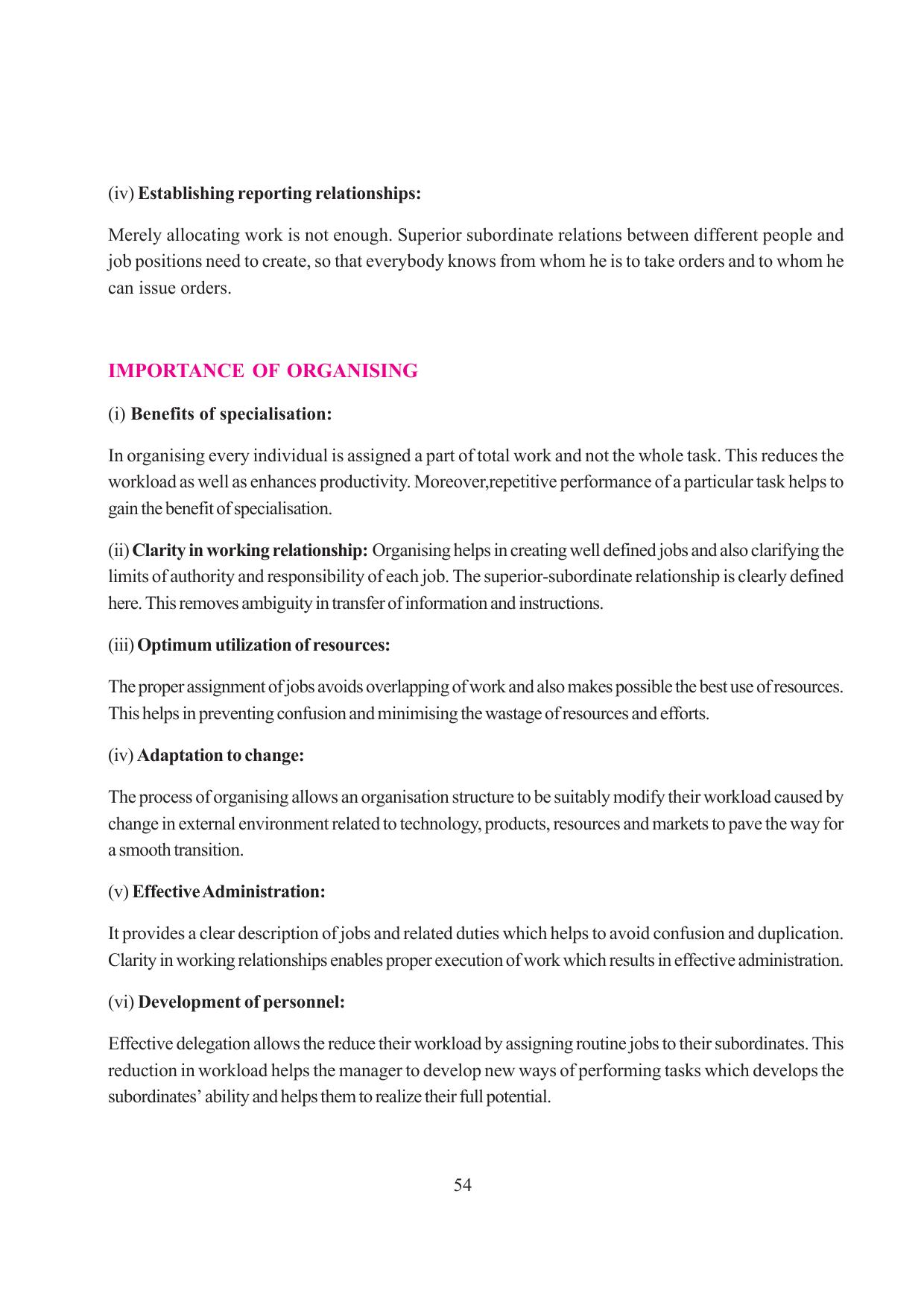 Tripura Board Class 12 Business Studies English Version Workbooks - Page 54
