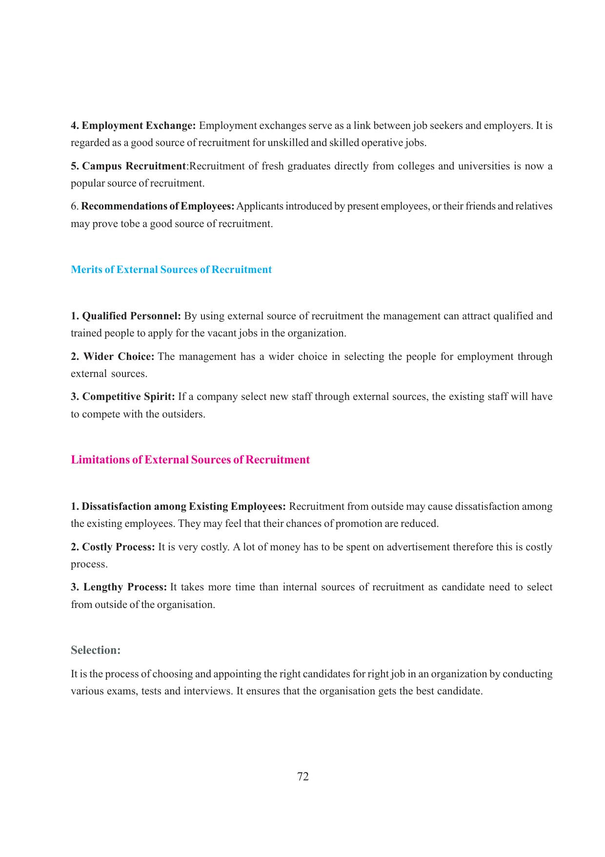Tripura Board Class 12 Business Studies English Version Workbooks - Page 72