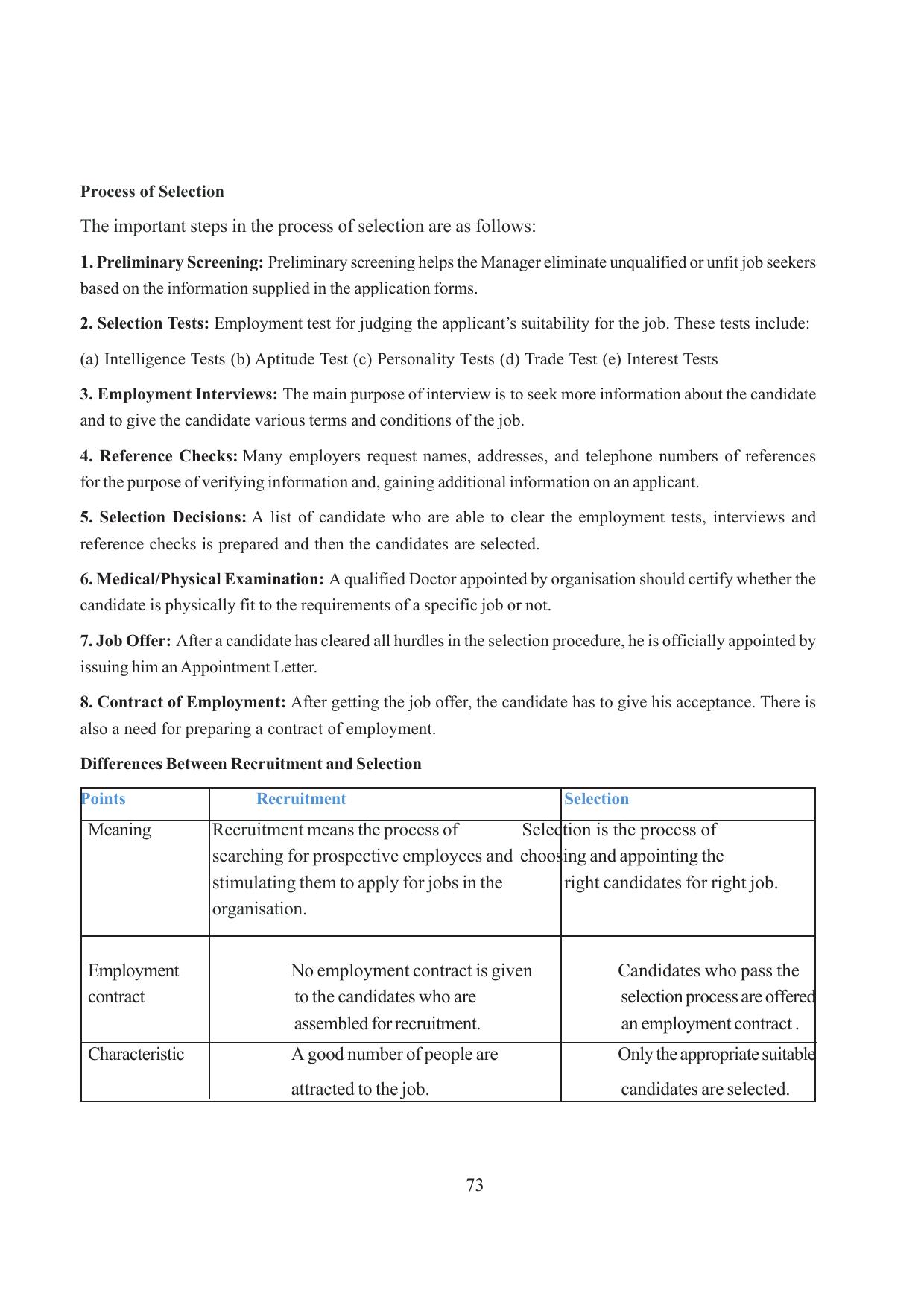 Tripura Board Class 12 Business Studies English Version Workbooks - Page 73