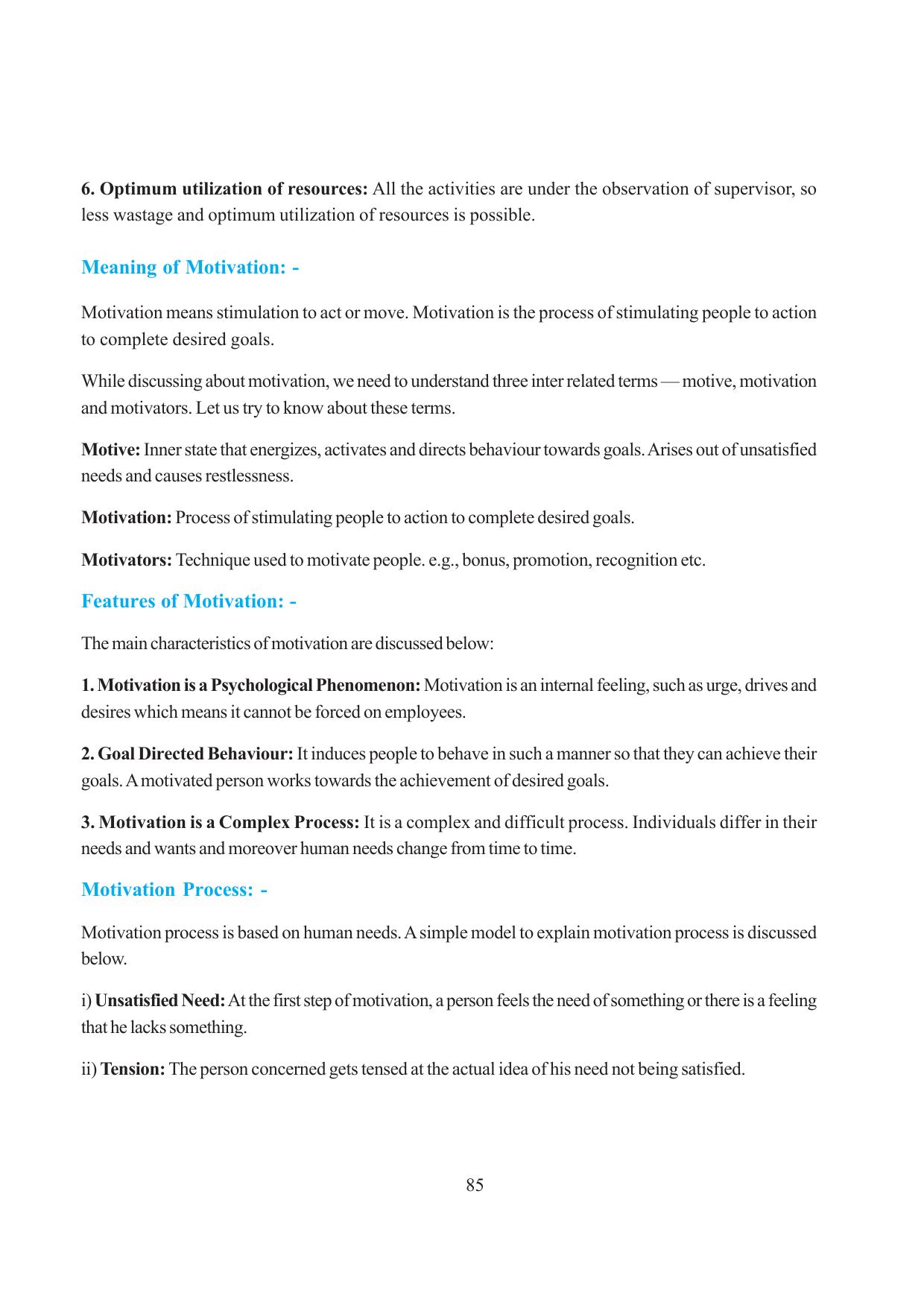 Tripura Board Class 12 Business Studies English Version Workbooks - Page 85