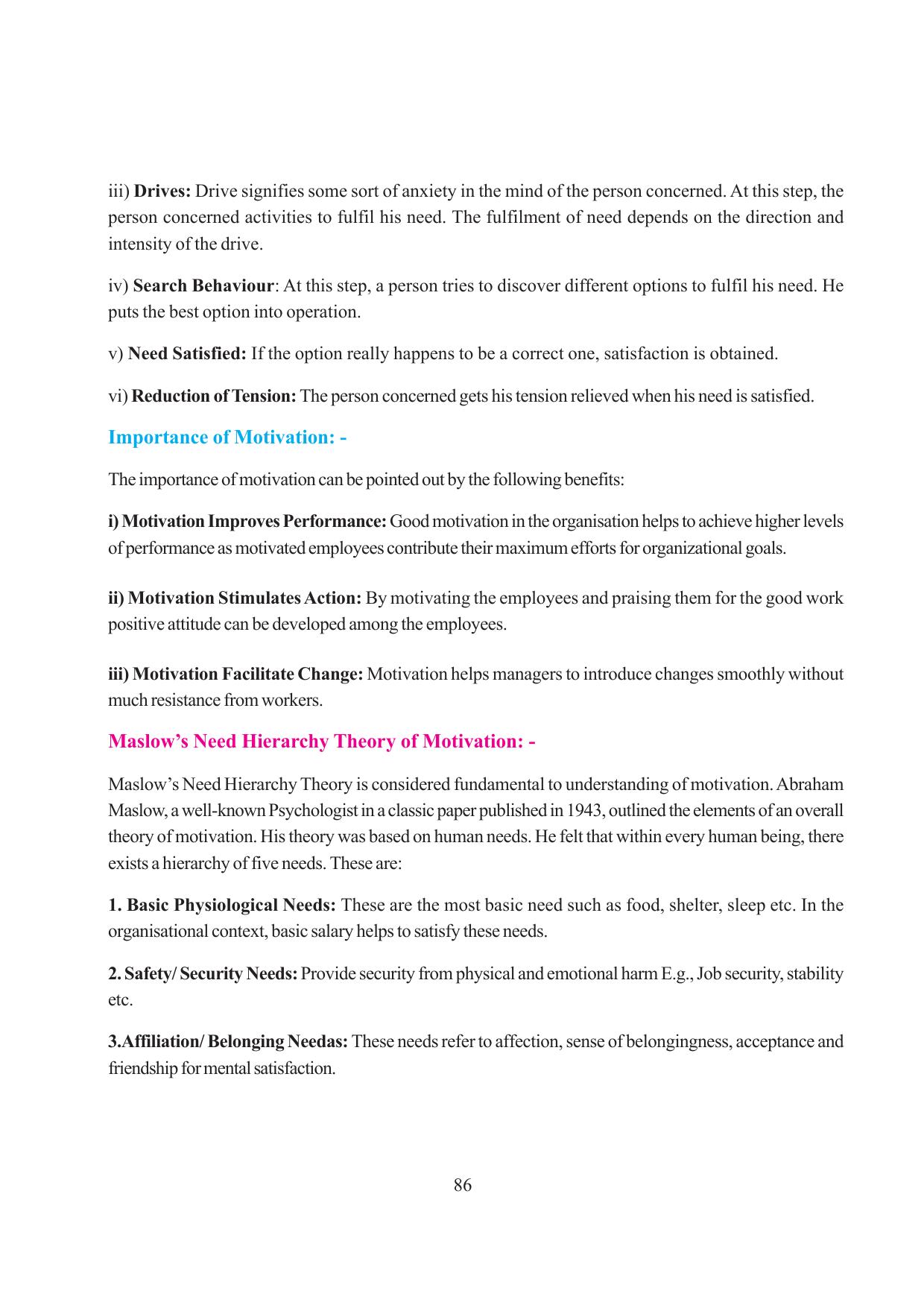 Tripura Board Class 12 Business Studies English Version Workbooks - Page 86