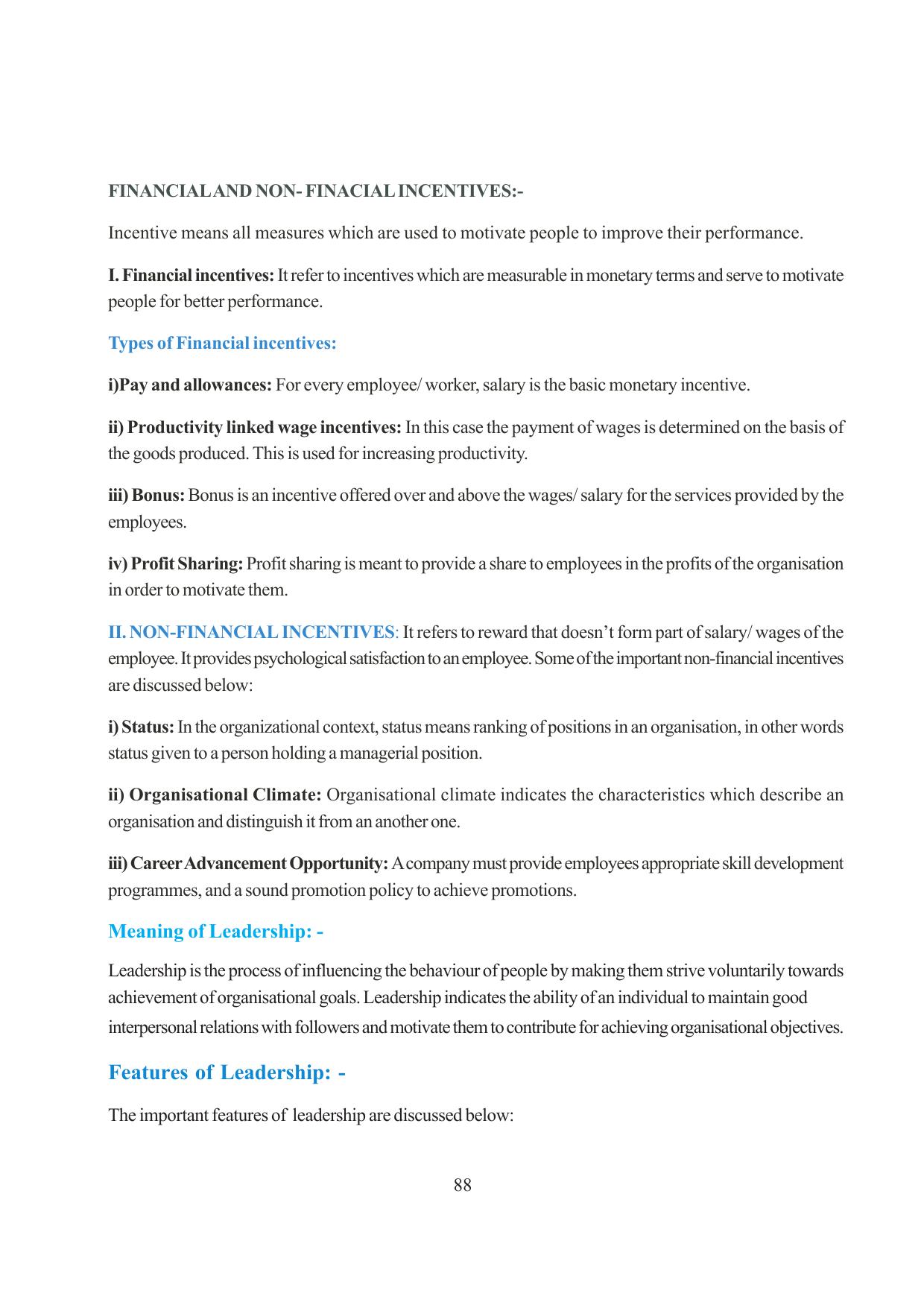 Tripura Board Class 12 Business Studies English Version Workbooks - Page 88