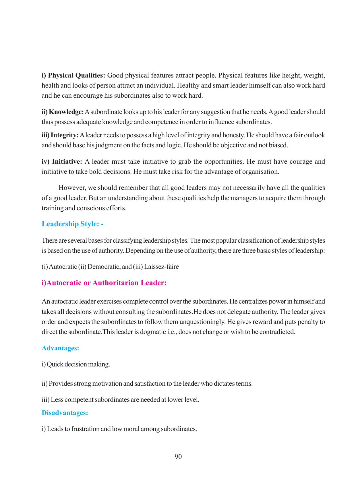 Tripura Board Class 12 Business Studies English Version Workbooks - Page 90