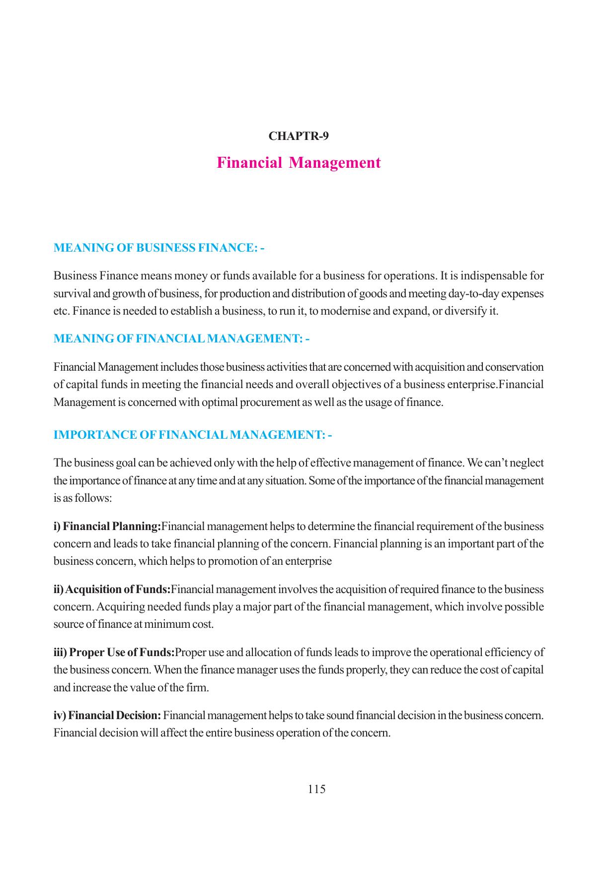 Tripura Board Class 12 Business Studies English Version Workbooks - Page 115