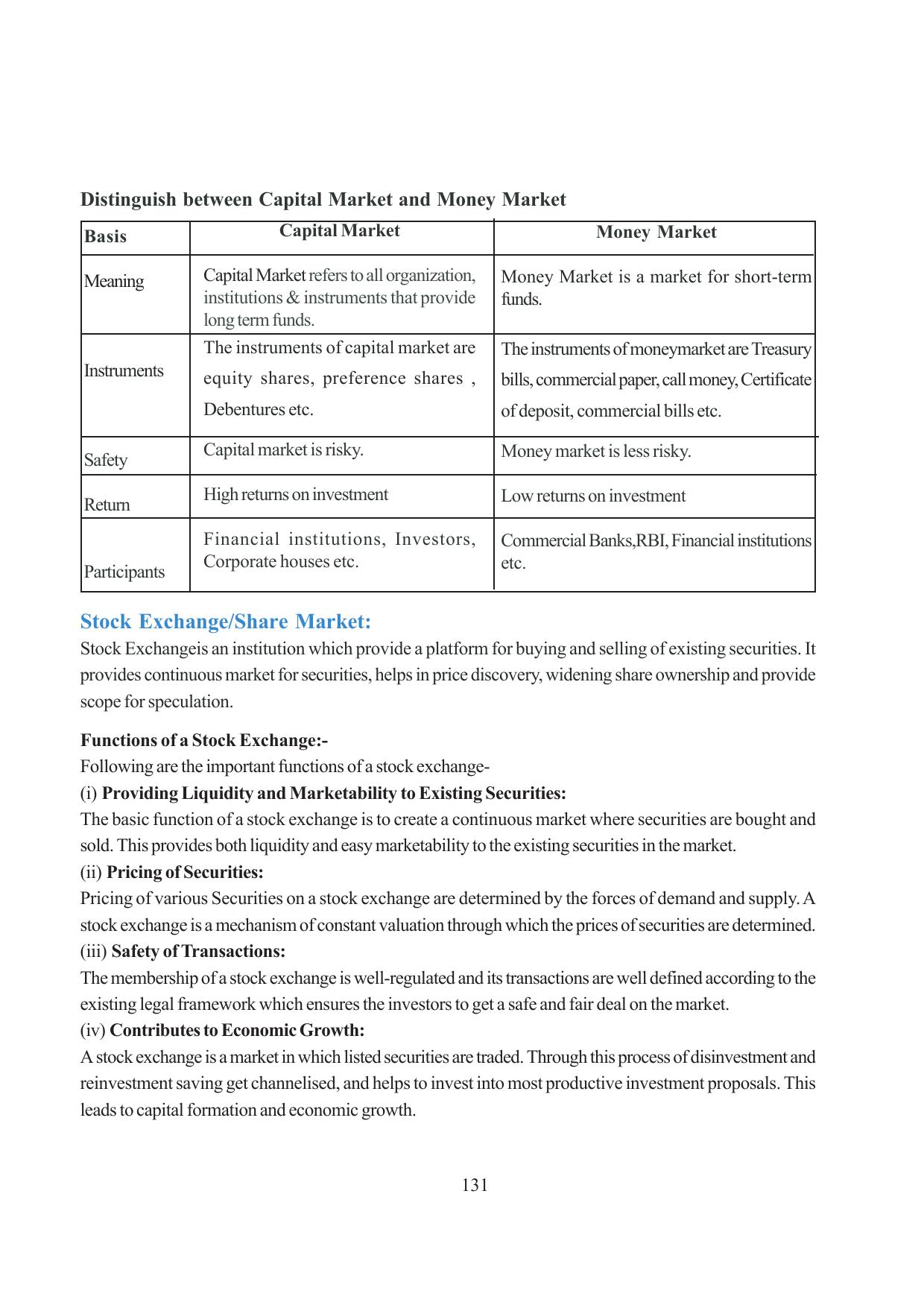 Tripura Board Class 12 Business Studies English Version Workbooks - Page 131