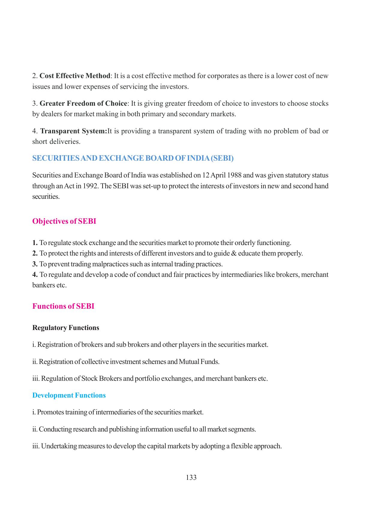 Tripura Board Class 12 Business Studies English Version Workbooks - Page 133