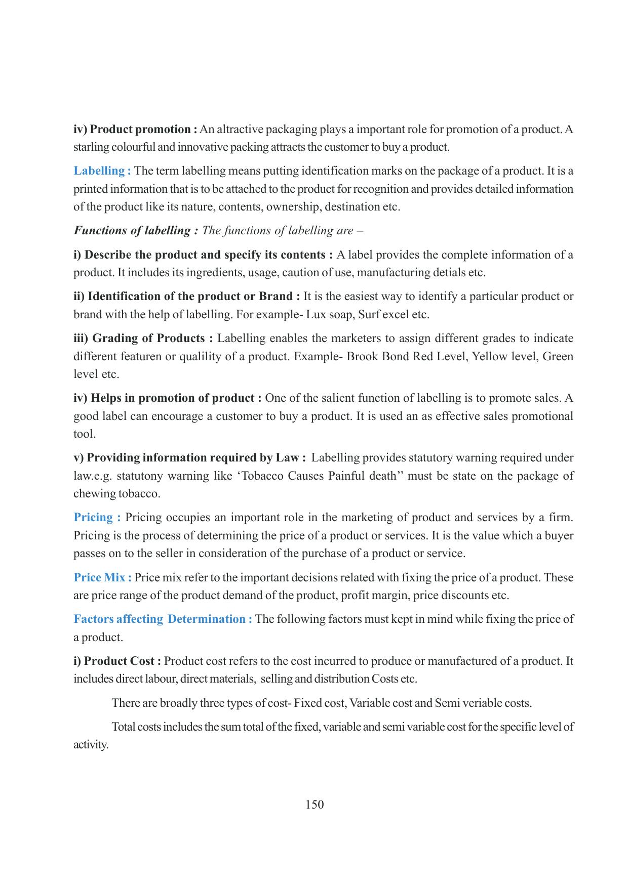 Tripura Board Class 12 Business Studies English Version Workbooks - Page 150