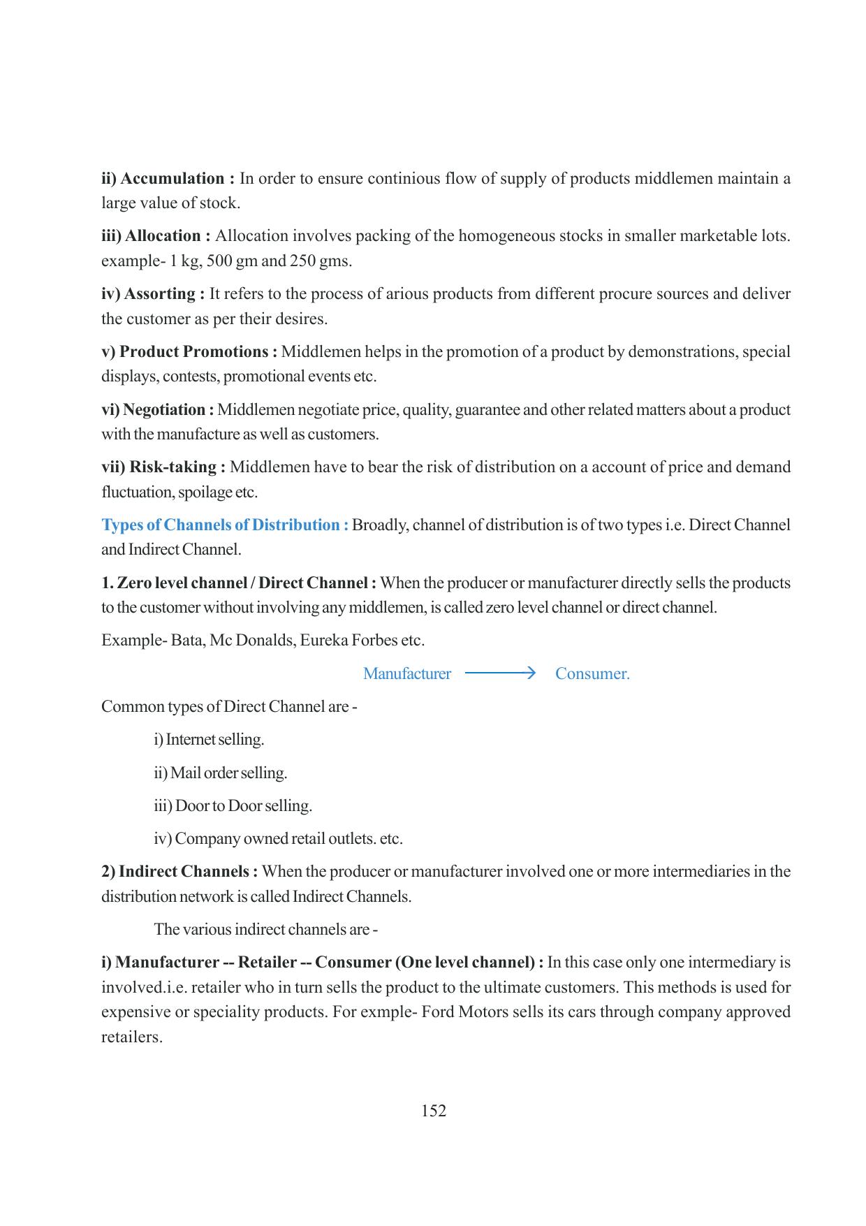 Tripura Board Class 12 Business Studies English Version Workbooks - Page 152
