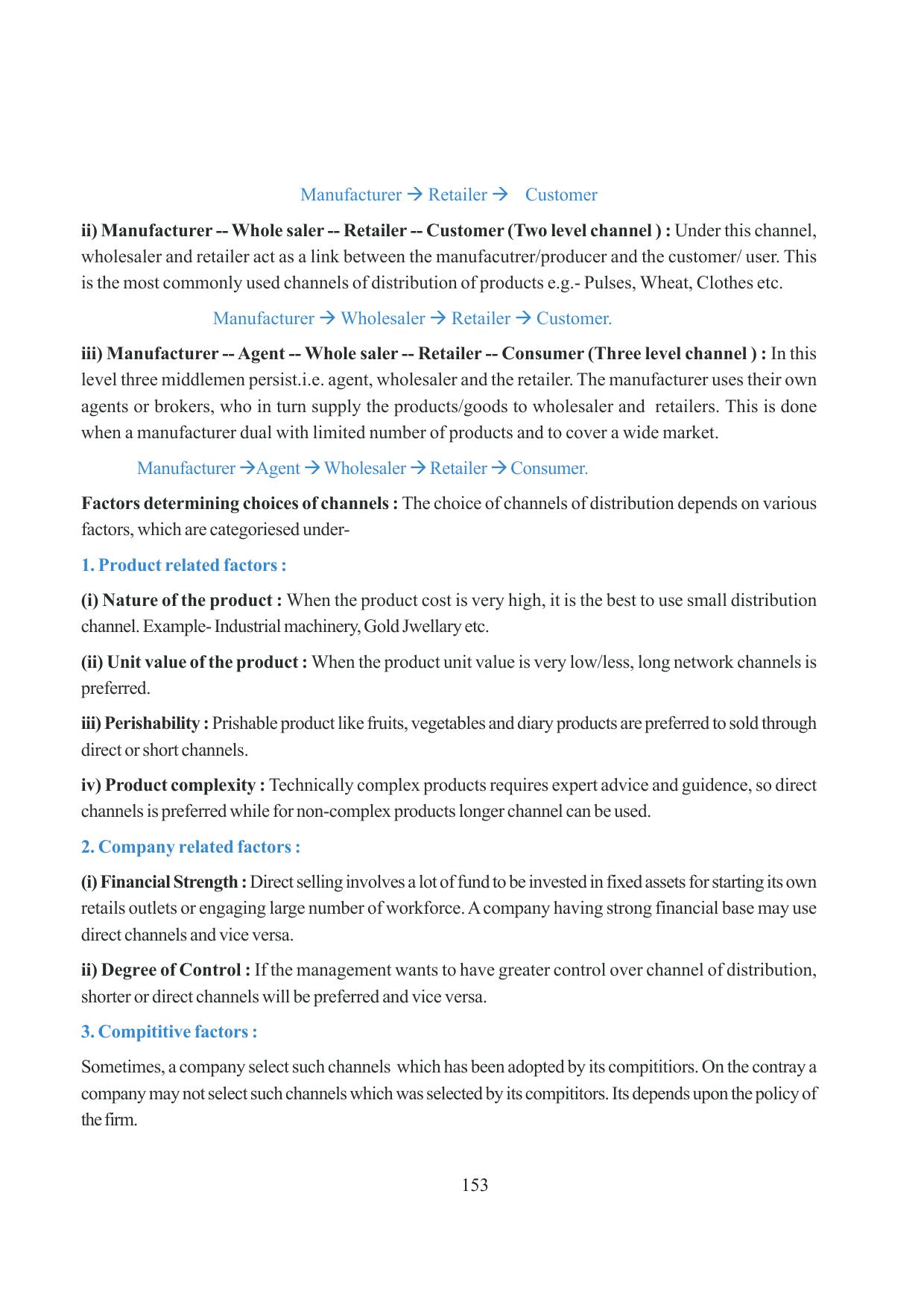 Tripura Board Class 12 Business Studies English Version Workbooks - Page 153