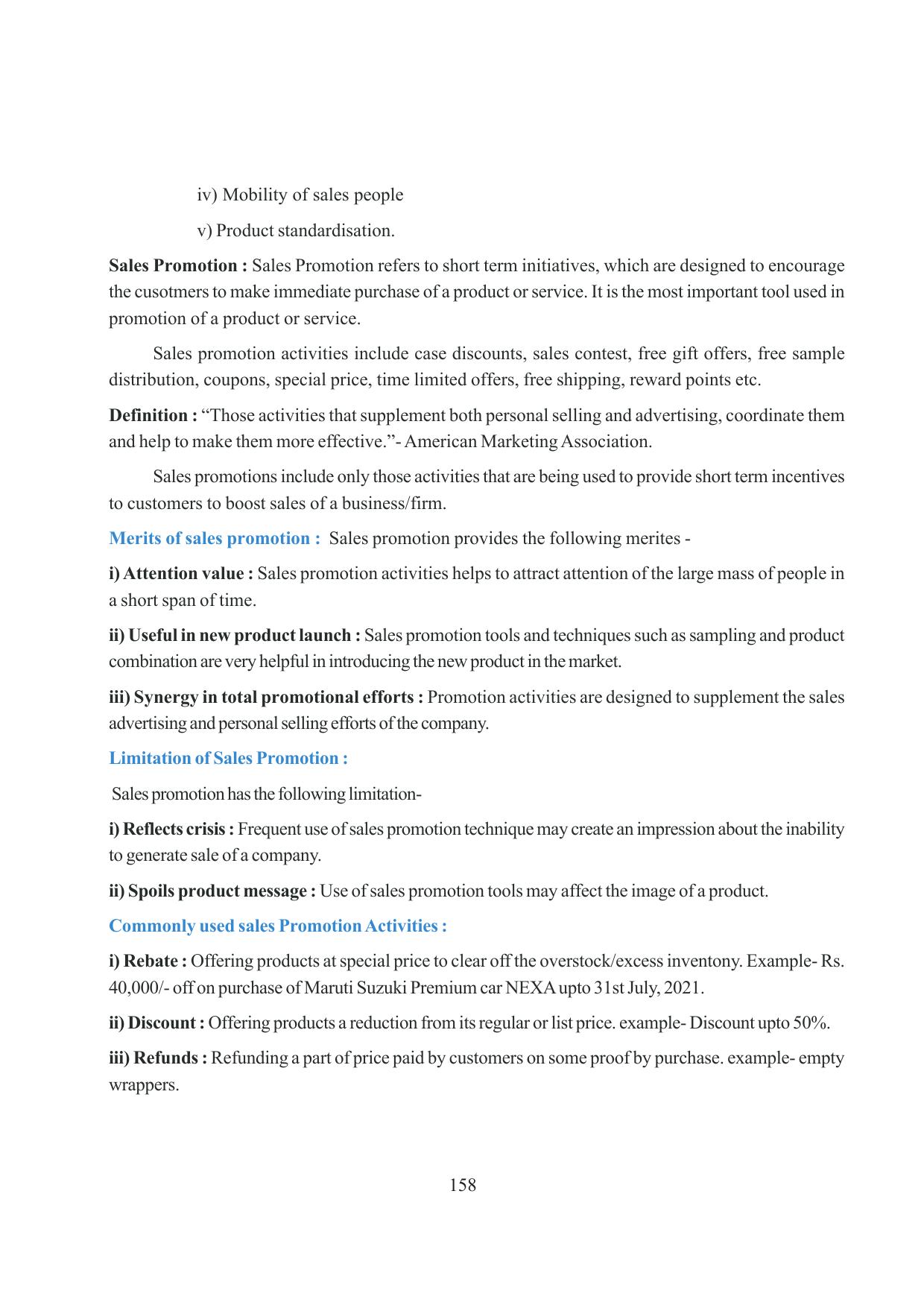 Tripura Board Class 12 Business Studies English Version Workbooks - Page 158