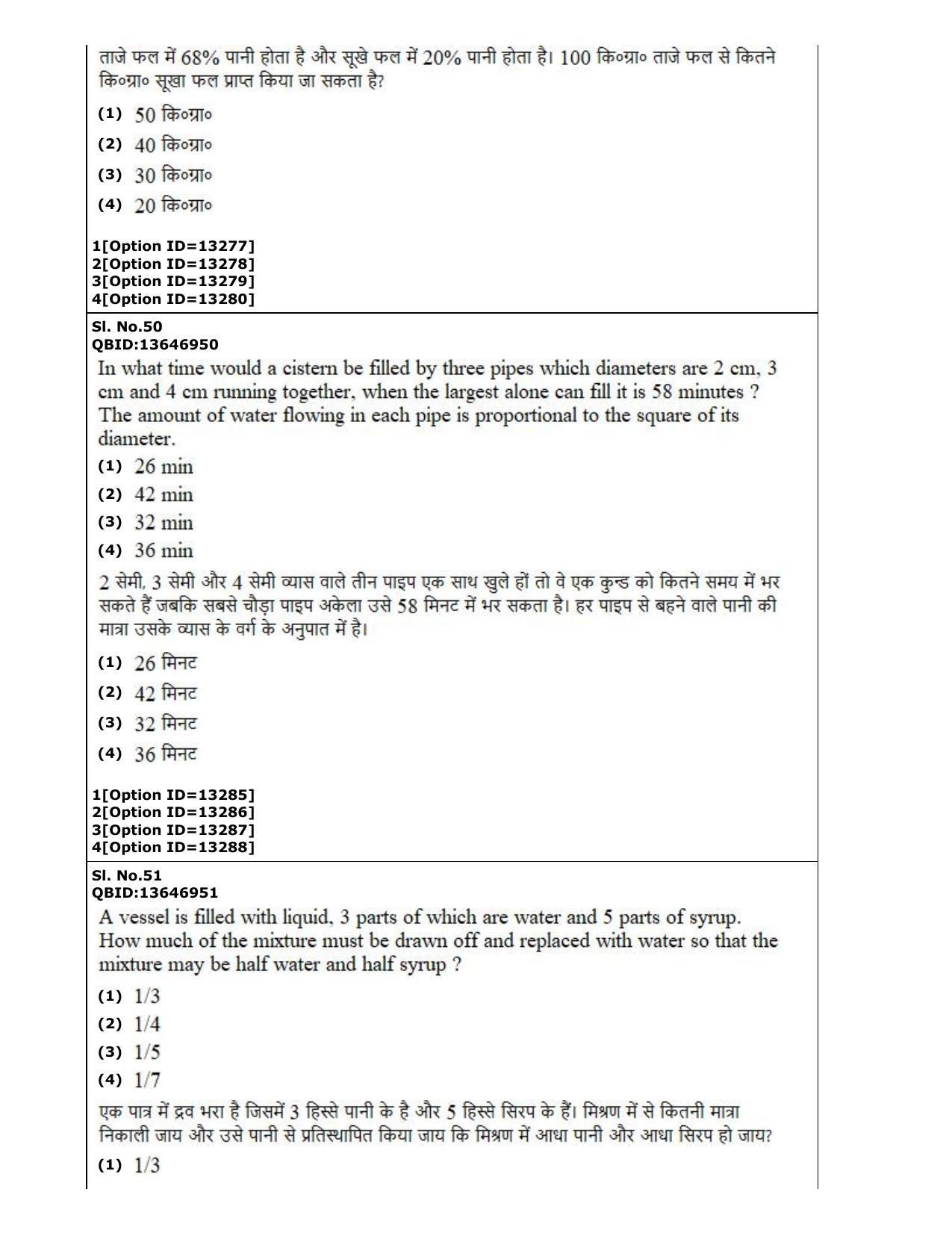 CUET (PG) 2022: PGQP-38 General (MBA etc) (05-09-2022) Question Paper - Page 28