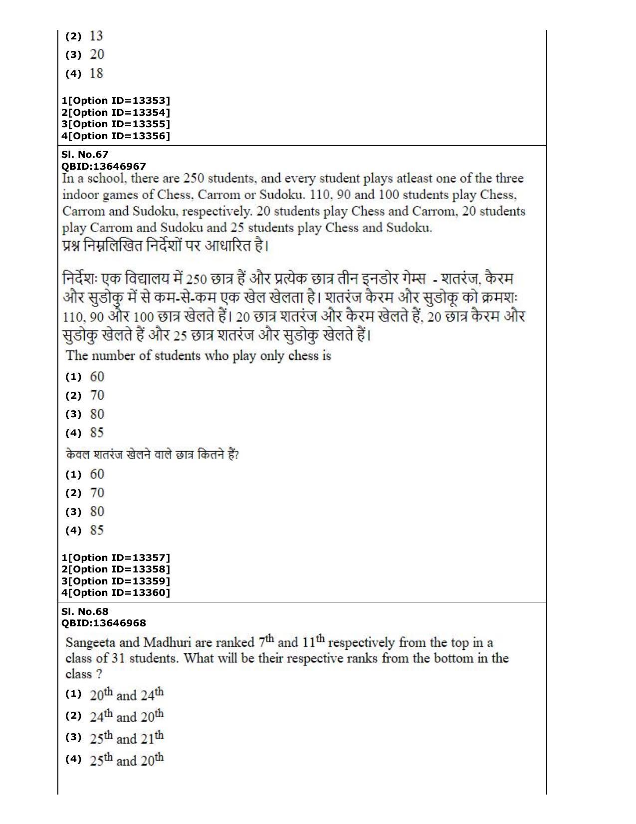 CUET (PG) 2022: PGQP-38 General (MBA etc) (05-09-2022) Question Paper - Page 36