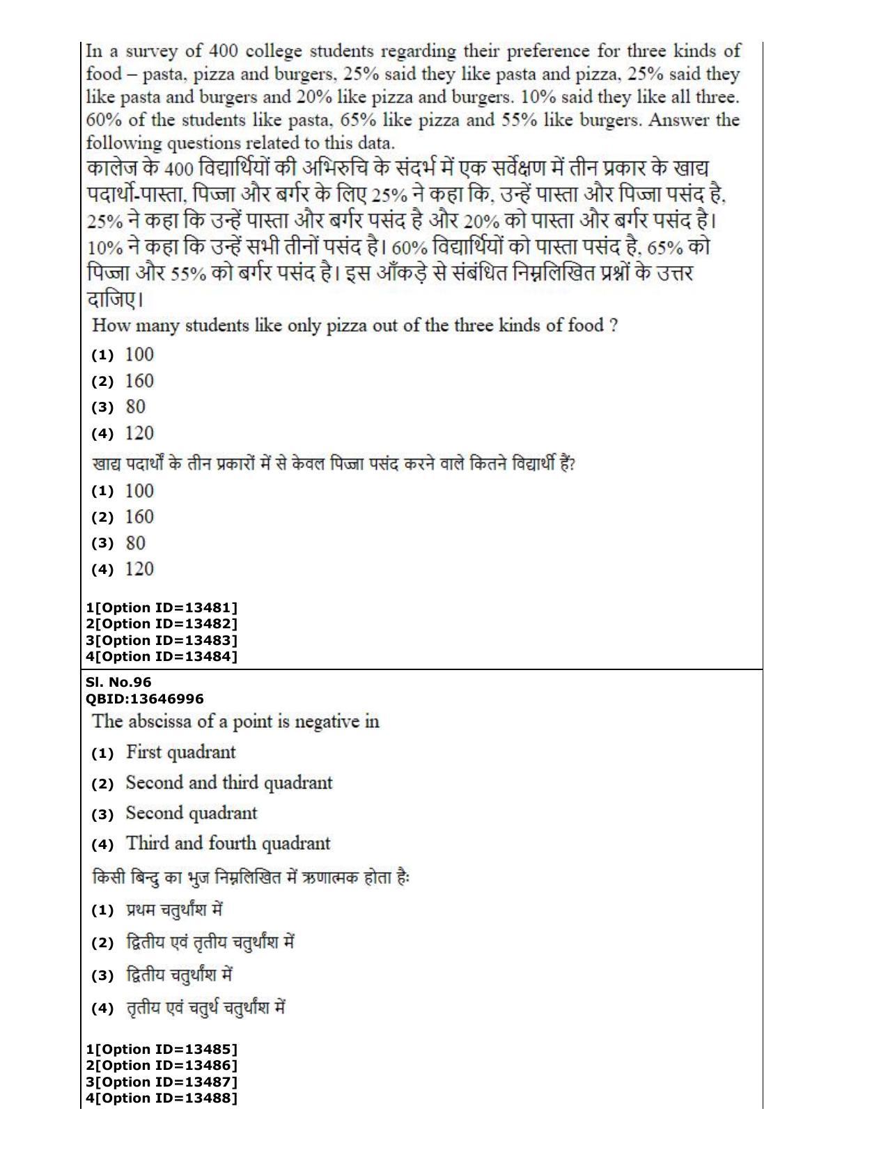 CUET (PG) 2022: PGQP-38 General (MBA etc) (05-09-2022) Question Paper - Page 56