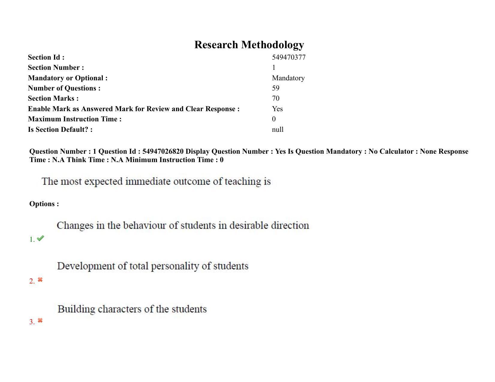 AP RCET 2022: Statistics - 18-10-2022 (Tuesday) Session-II: Question Paper With keys - Page 2