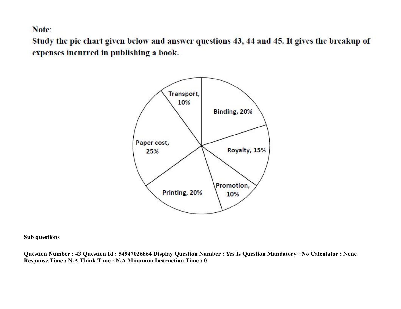 AP RCET 2022: Statistics - 18-10-2022 (Tuesday) Session-II: Question Paper With keys - Page 39