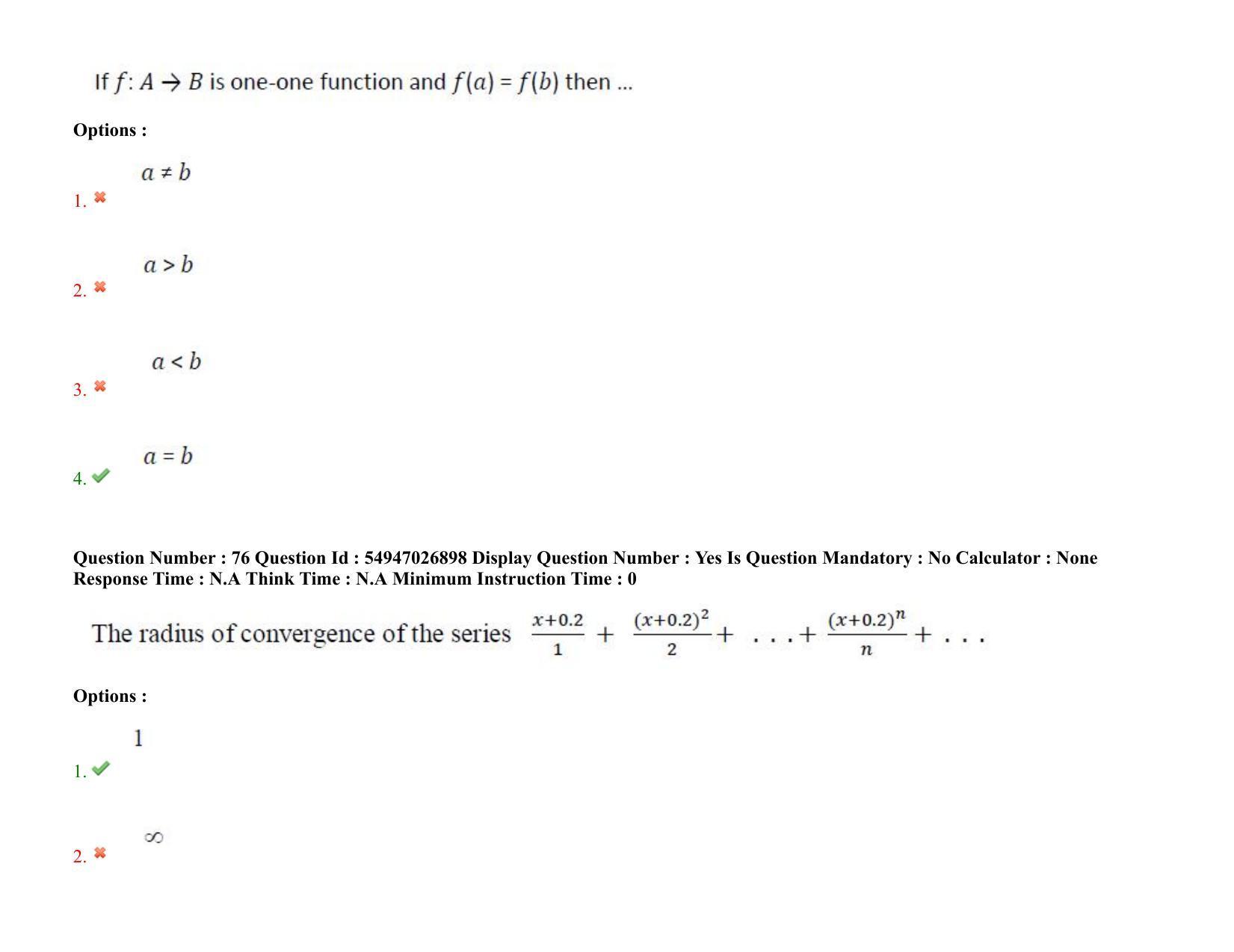 AP RCET 2022: Statistics - 18-10-2022 (Tuesday) Session-II: Question Paper With keys - Page 64