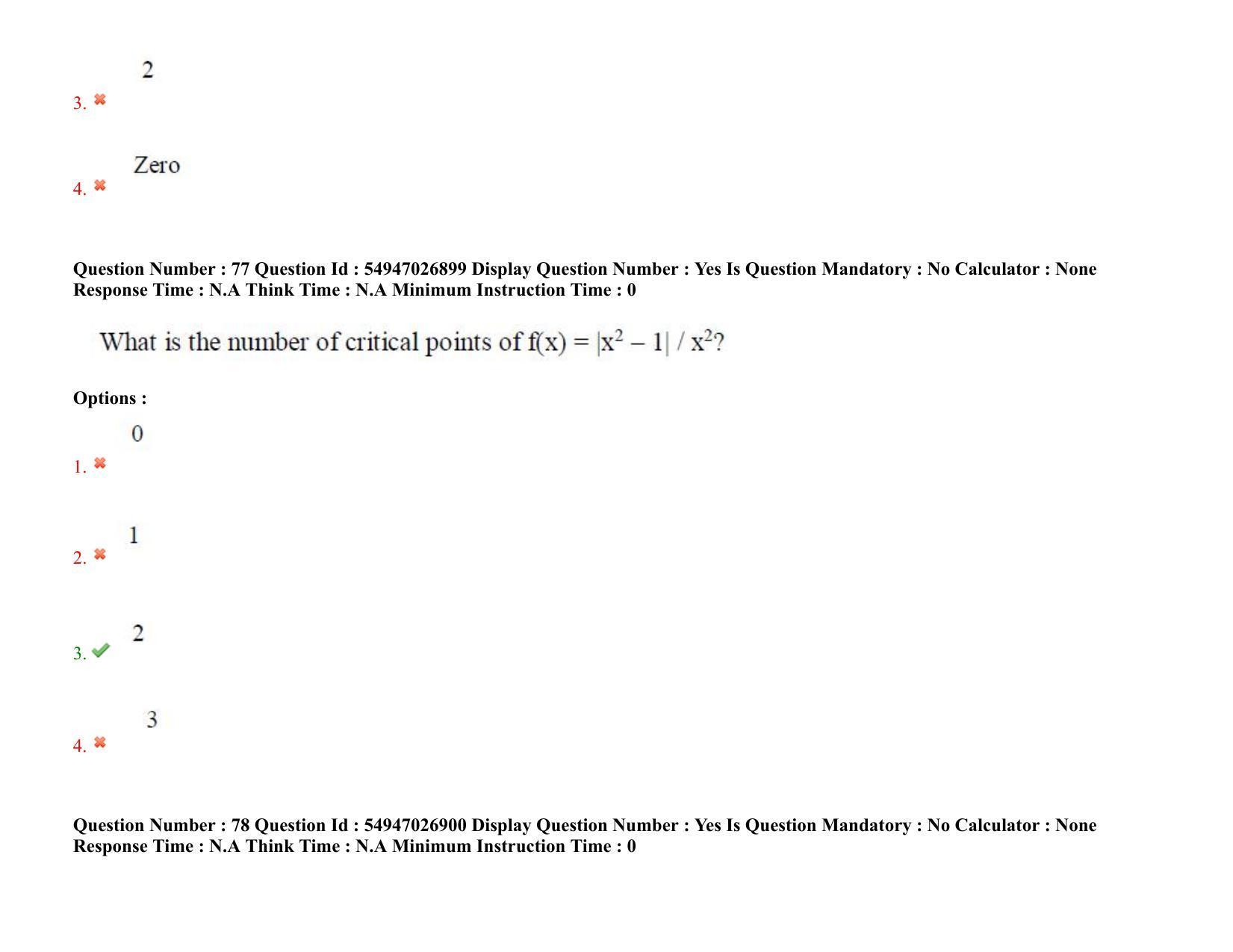 AP RCET 2022: Statistics - 18-10-2022 (Tuesday) Session-II: Question Paper With keys - Page 65