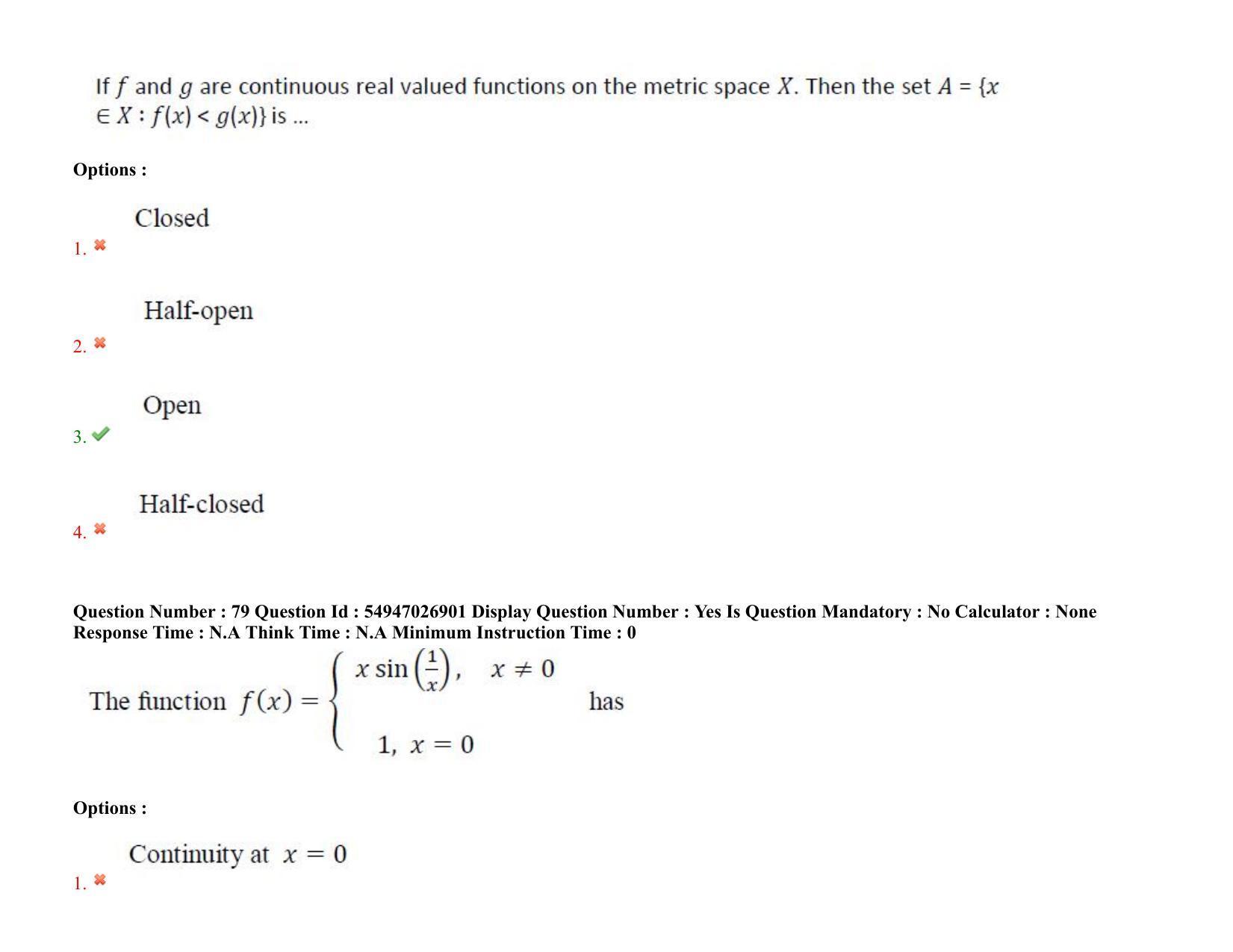 AP RCET 2022: Statistics - 18-10-2022 (Tuesday) Session-II: Question Paper With keys - Page 66