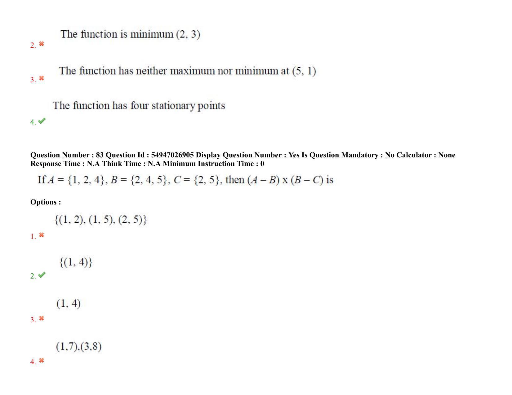 AP RCET 2022: Statistics - 18-10-2022 (Tuesday) Session-II: Question Paper With keys - Page 69