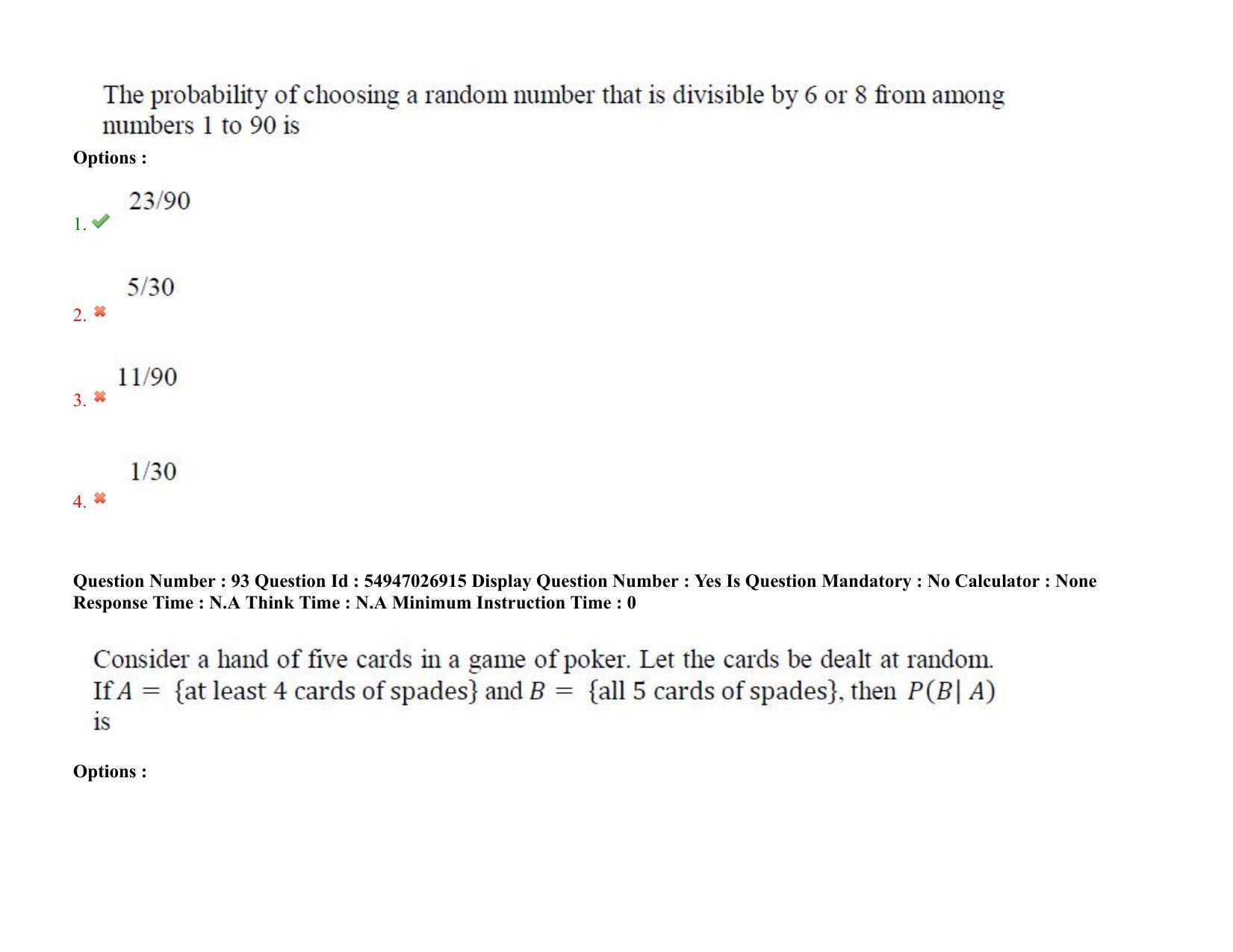 AP RCET 2022: Statistics - 18-10-2022 (Tuesday) Session-II: Question Paper With keys - Page 76