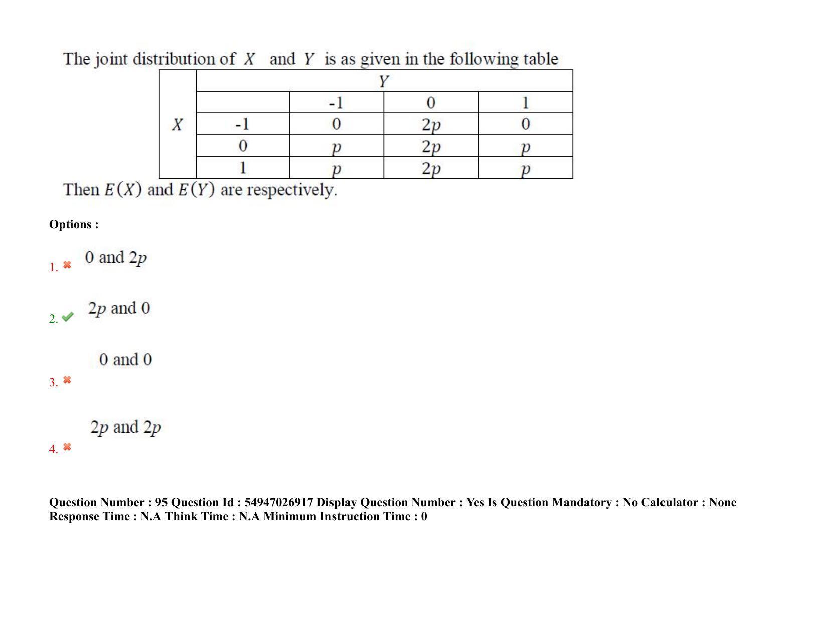 AP RCET 2022: Statistics - 18-10-2022 (Tuesday) Session-II: Question Paper With keys - Page 78