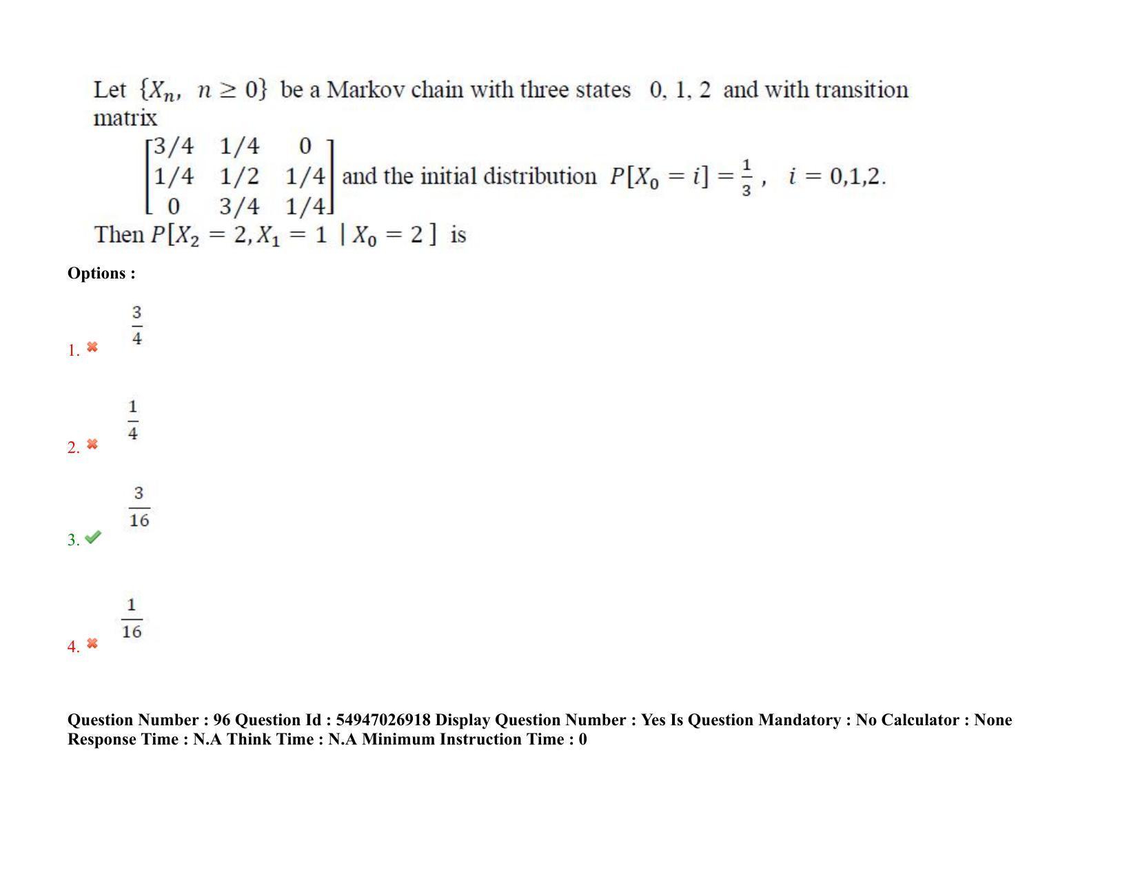 AP RCET 2022: Statistics - 18-10-2022 (Tuesday) Session-II: Question Paper With keys - Page 79