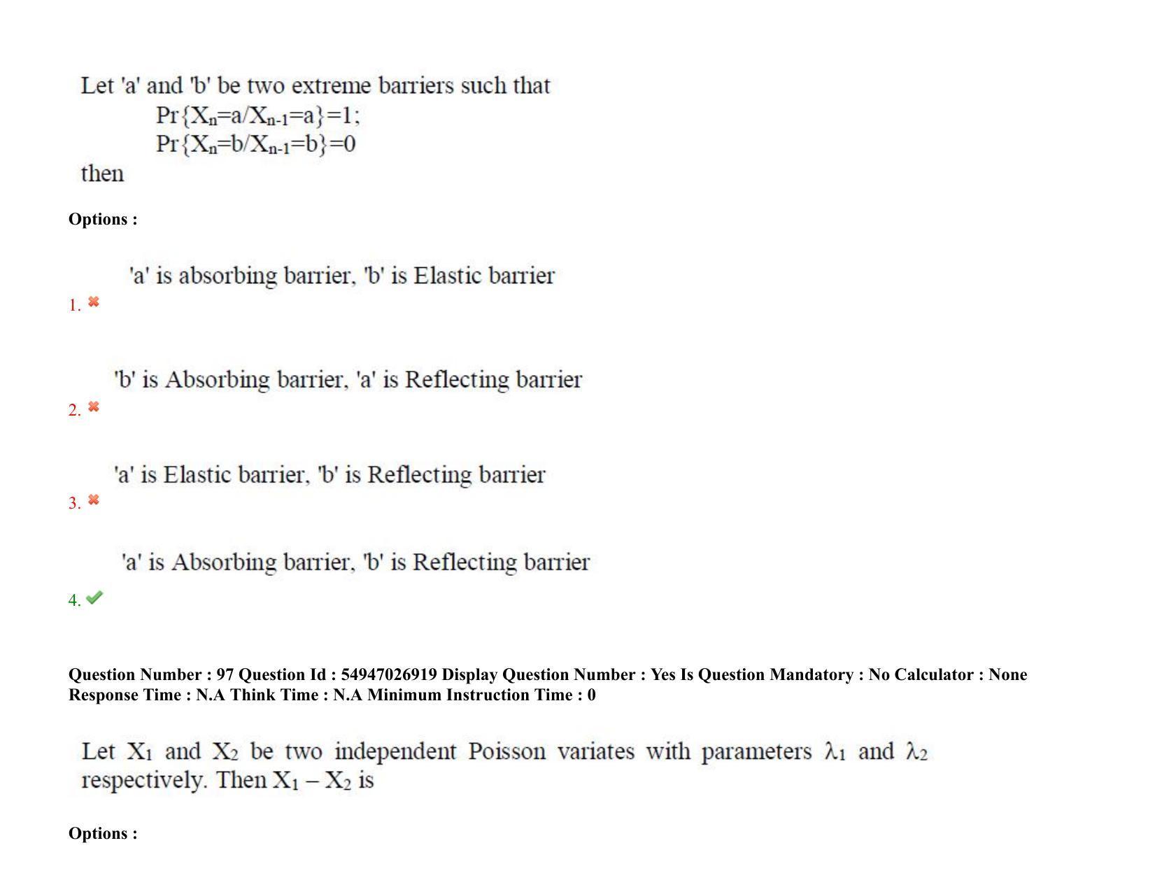 AP RCET 2022: Statistics - 18-10-2022 (Tuesday) Session-II: Question Paper With keys - Page 80