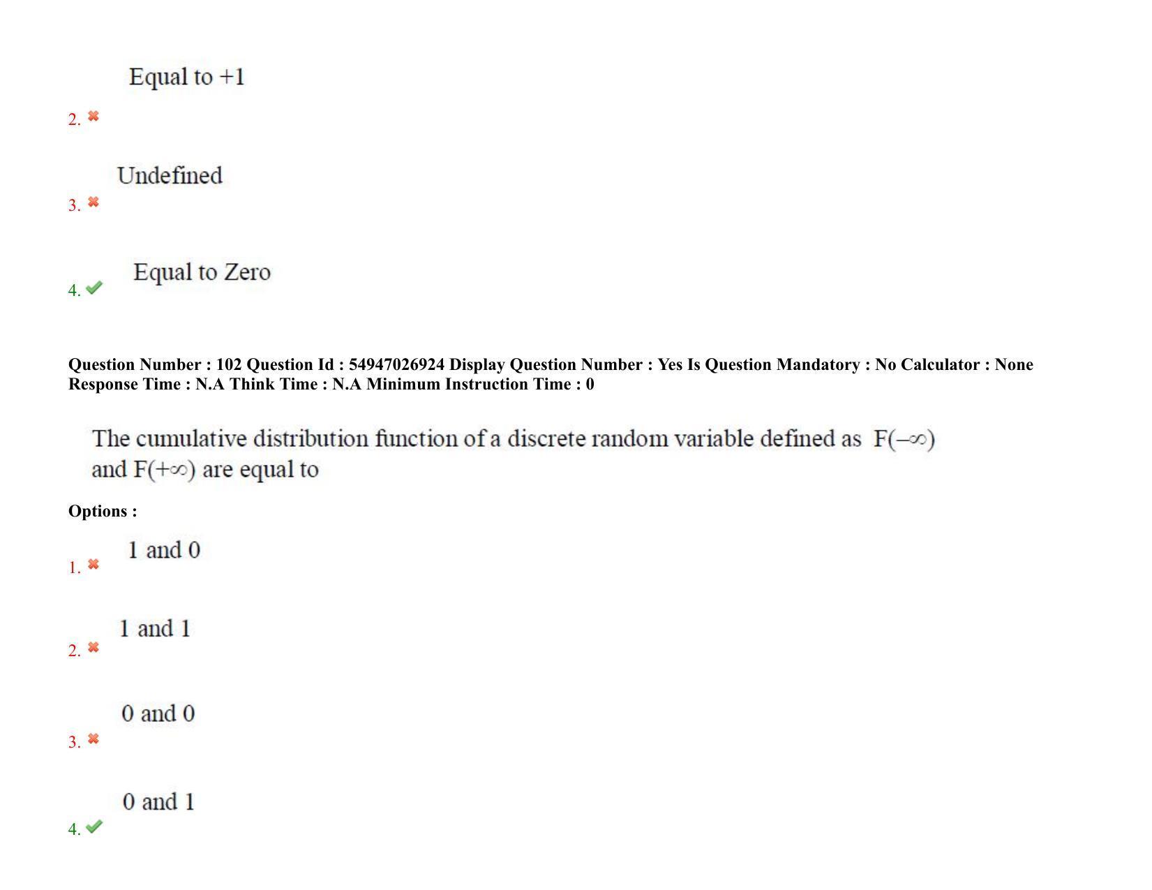 AP RCET 2022: Statistics - 18-10-2022 (Tuesday) Session-II: Question Paper With keys - Page 84