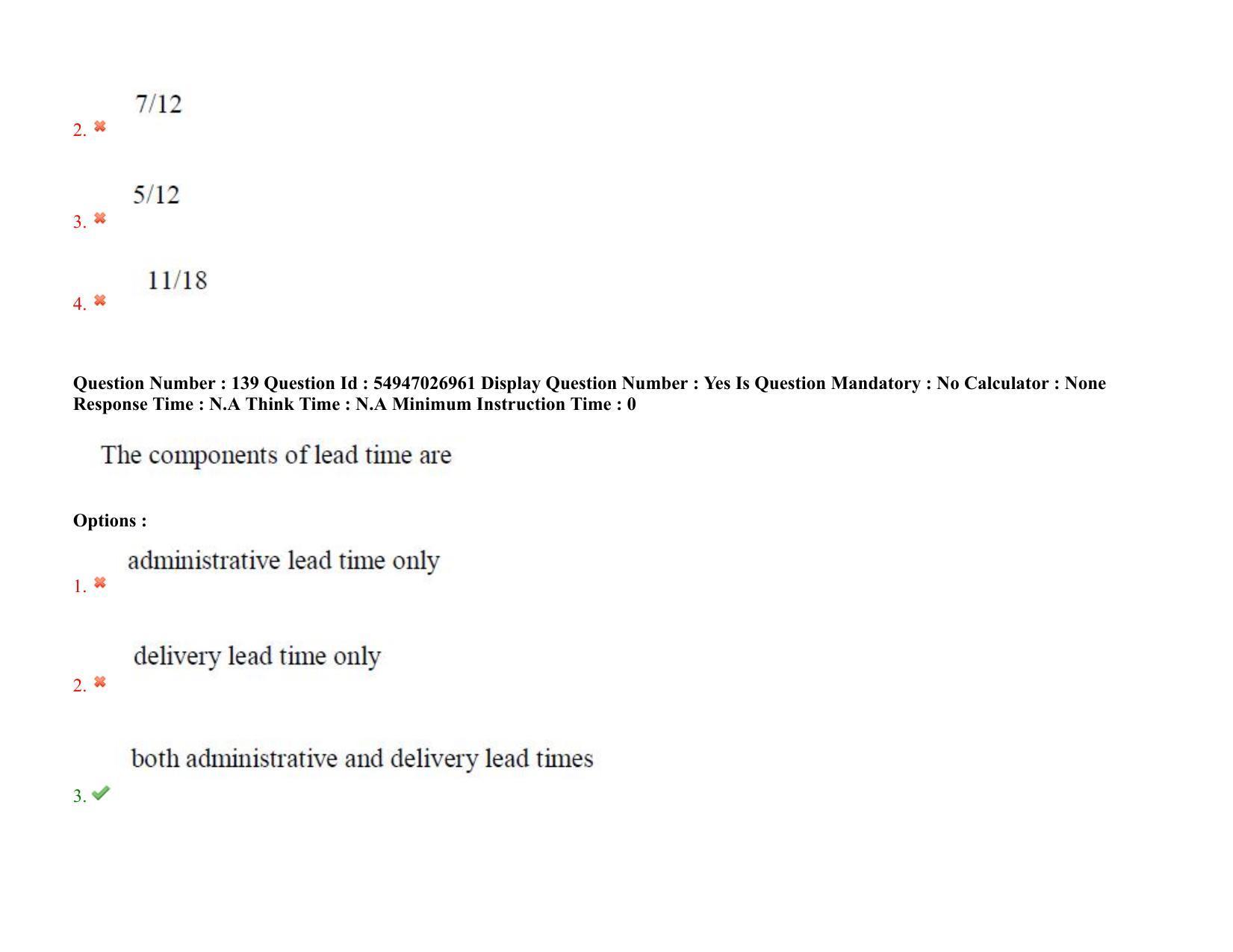 AP RCET 2022: Statistics - 18-10-2022 (Tuesday) Session-II: Question Paper With keys - Page 114