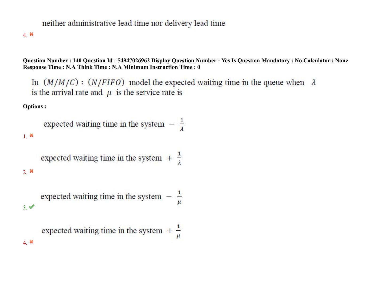 AP RCET 2022: Statistics - 18-10-2022 (Tuesday) Session-II: Question Paper With keys - Page 115