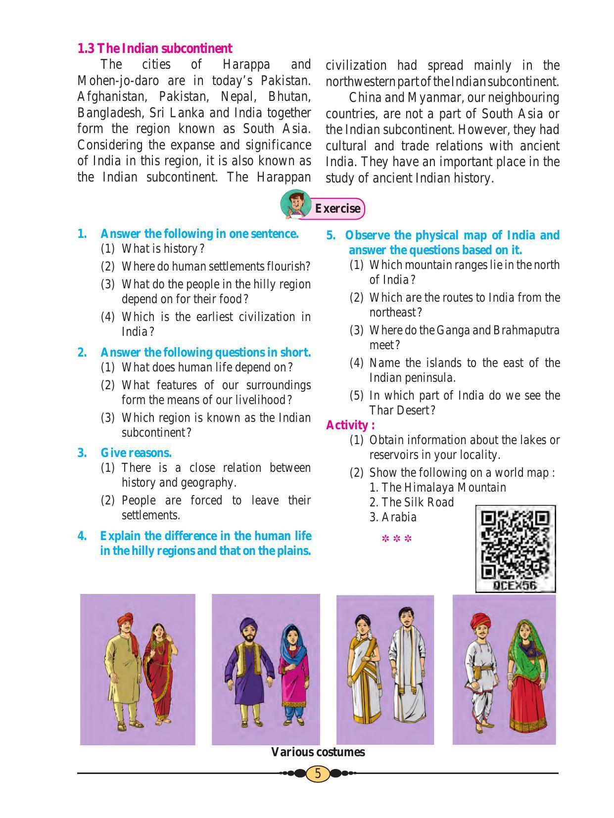 Maharashtra Board Class 6 History & Civics Textbook - Page 15
