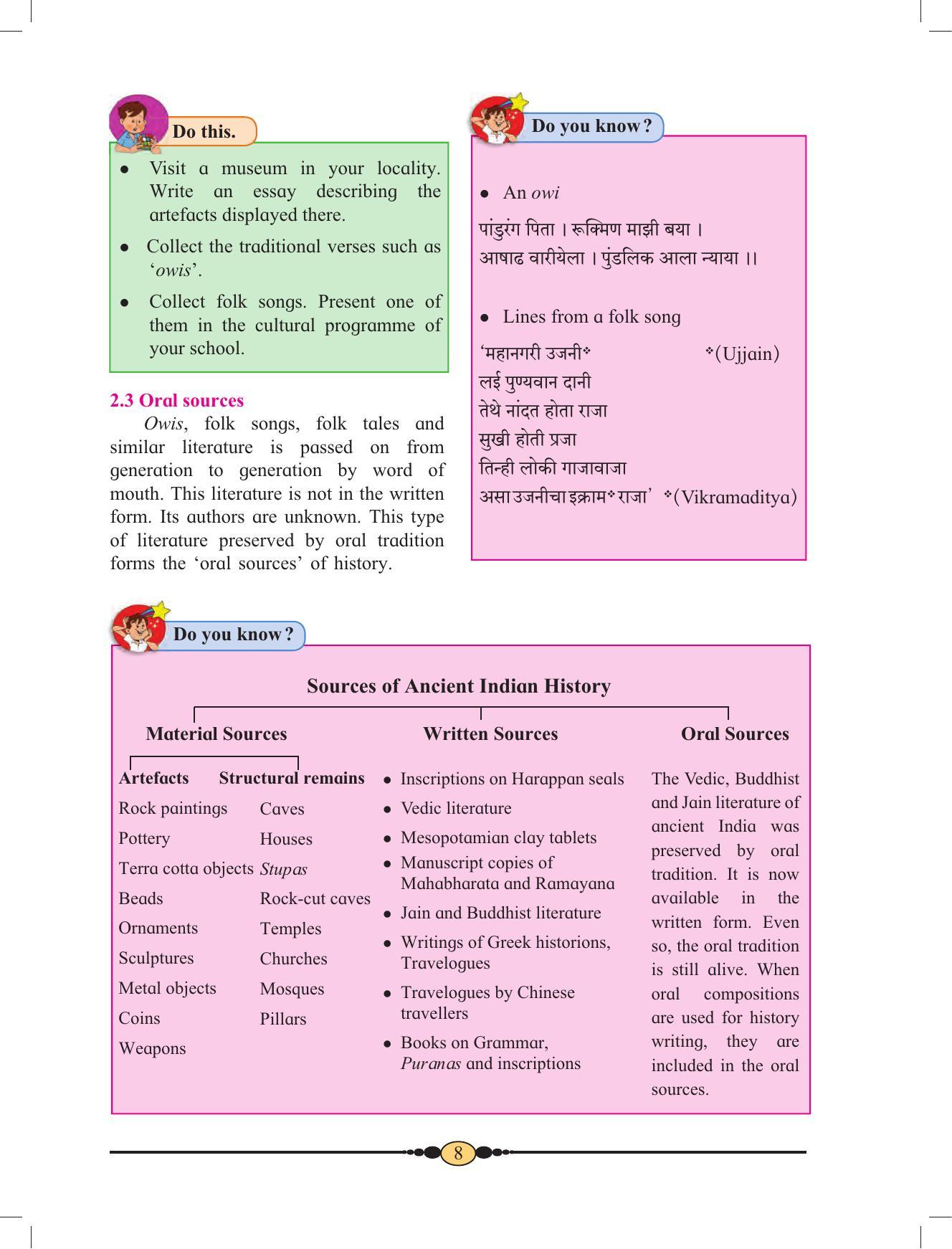 Maharashtra Board Class 6 History & Civics Textbook - Page 18