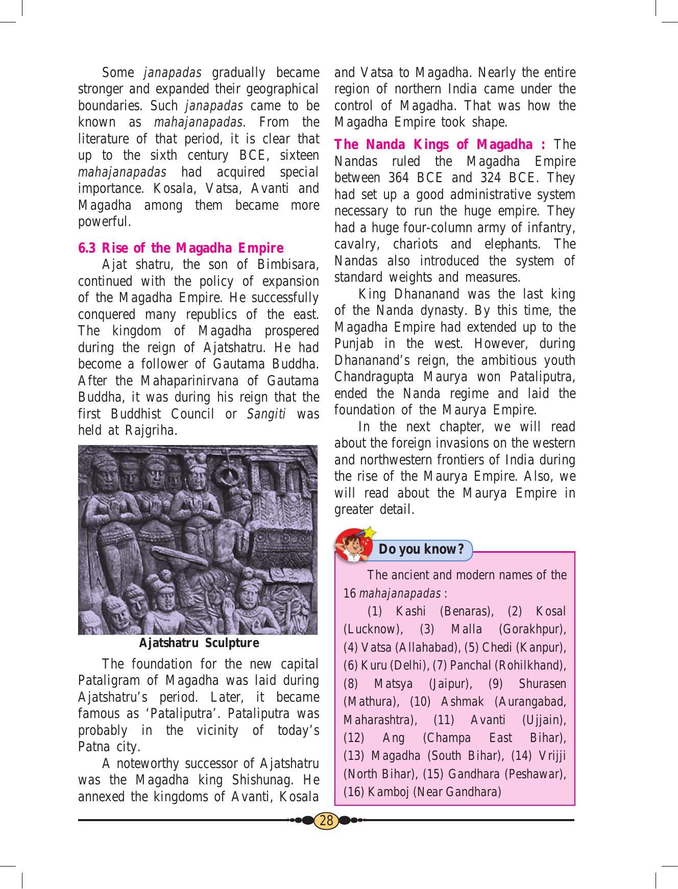 Maharashtra Board Class 6 History & Civics Textbook - Page 38
