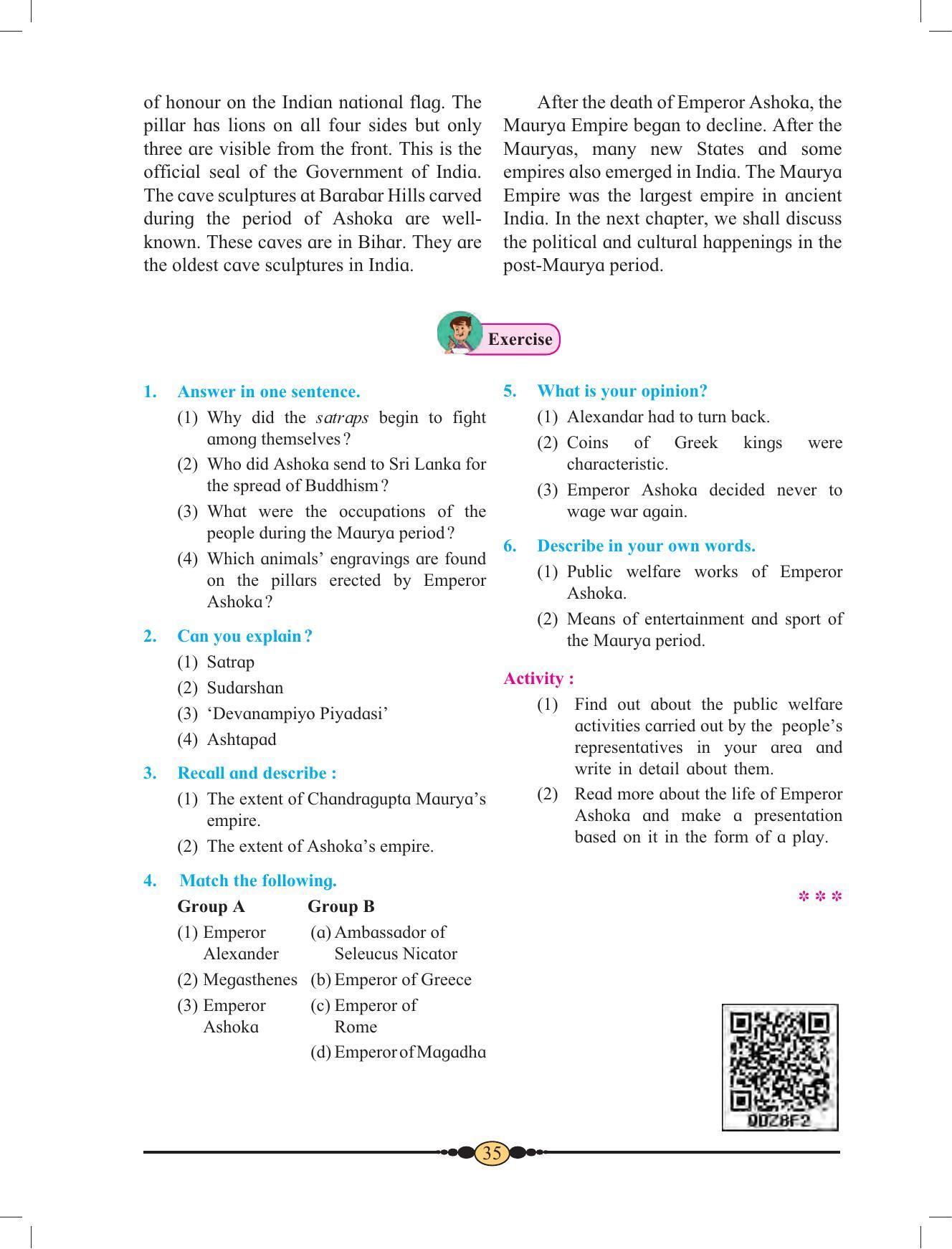 Maharashtra Board Class 6 History & Civics Textbook - Page 45