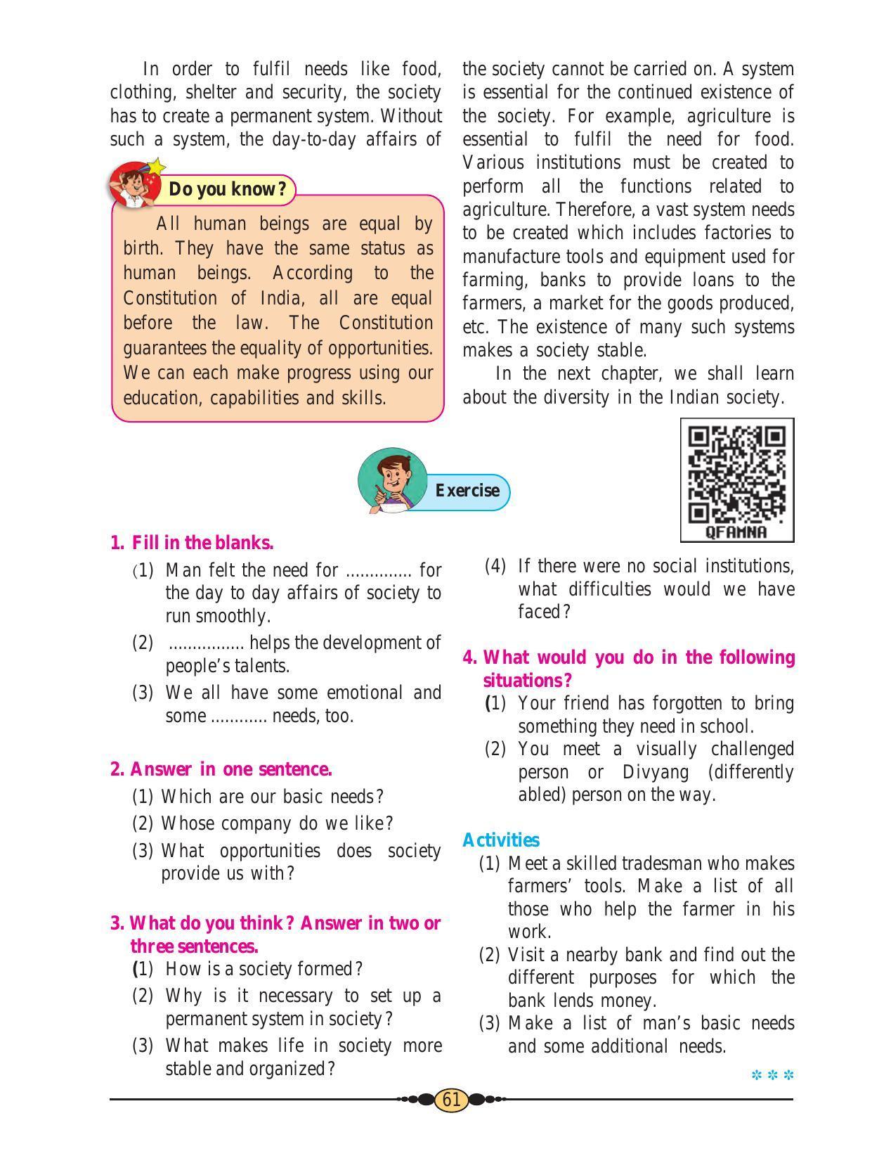 Maharashtra Board Class 6 History & Civics Textbook - Page 71