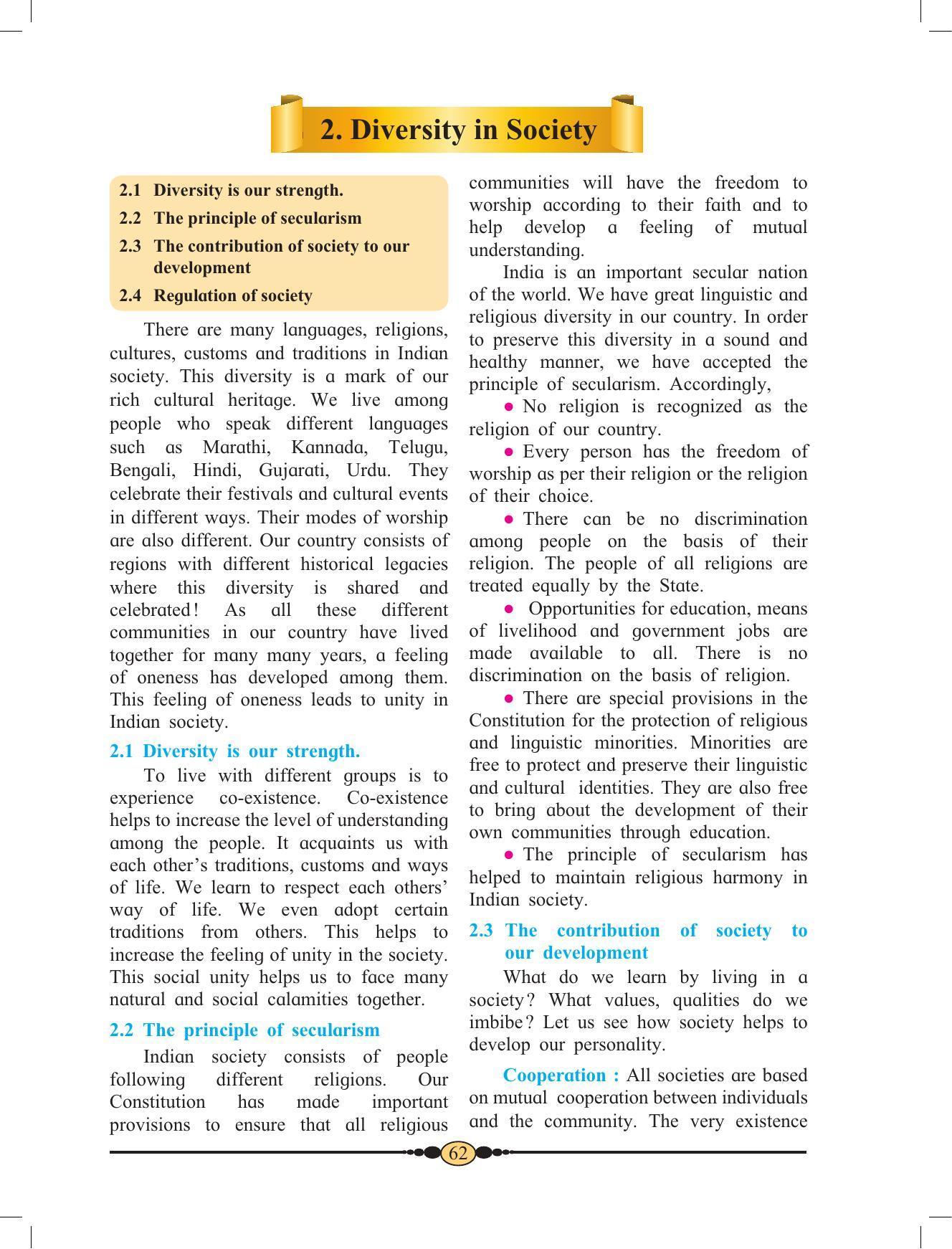 Maharashtra Board Class 6 History & Civics Textbook - Page 72