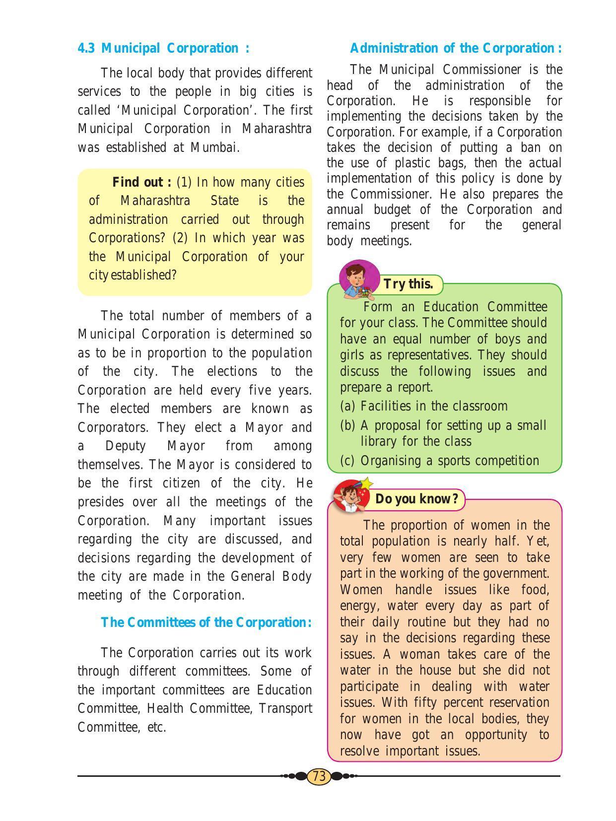 Maharashtra Board Class 6 History & Civics Textbook - Page 83